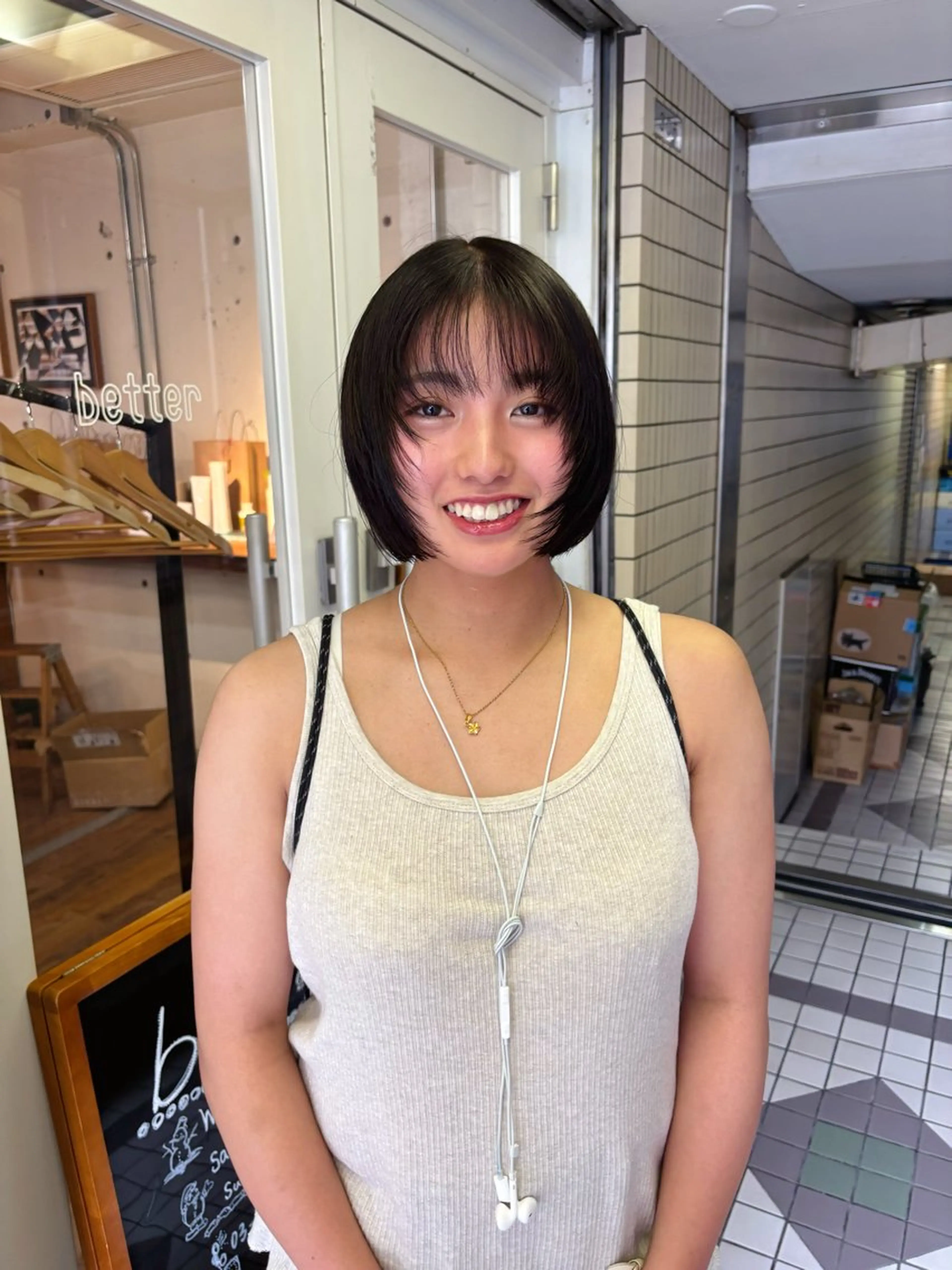 ショート カラー カット ヘアカラー kaito パーマ募集🌀😵‍のヘアスタイル