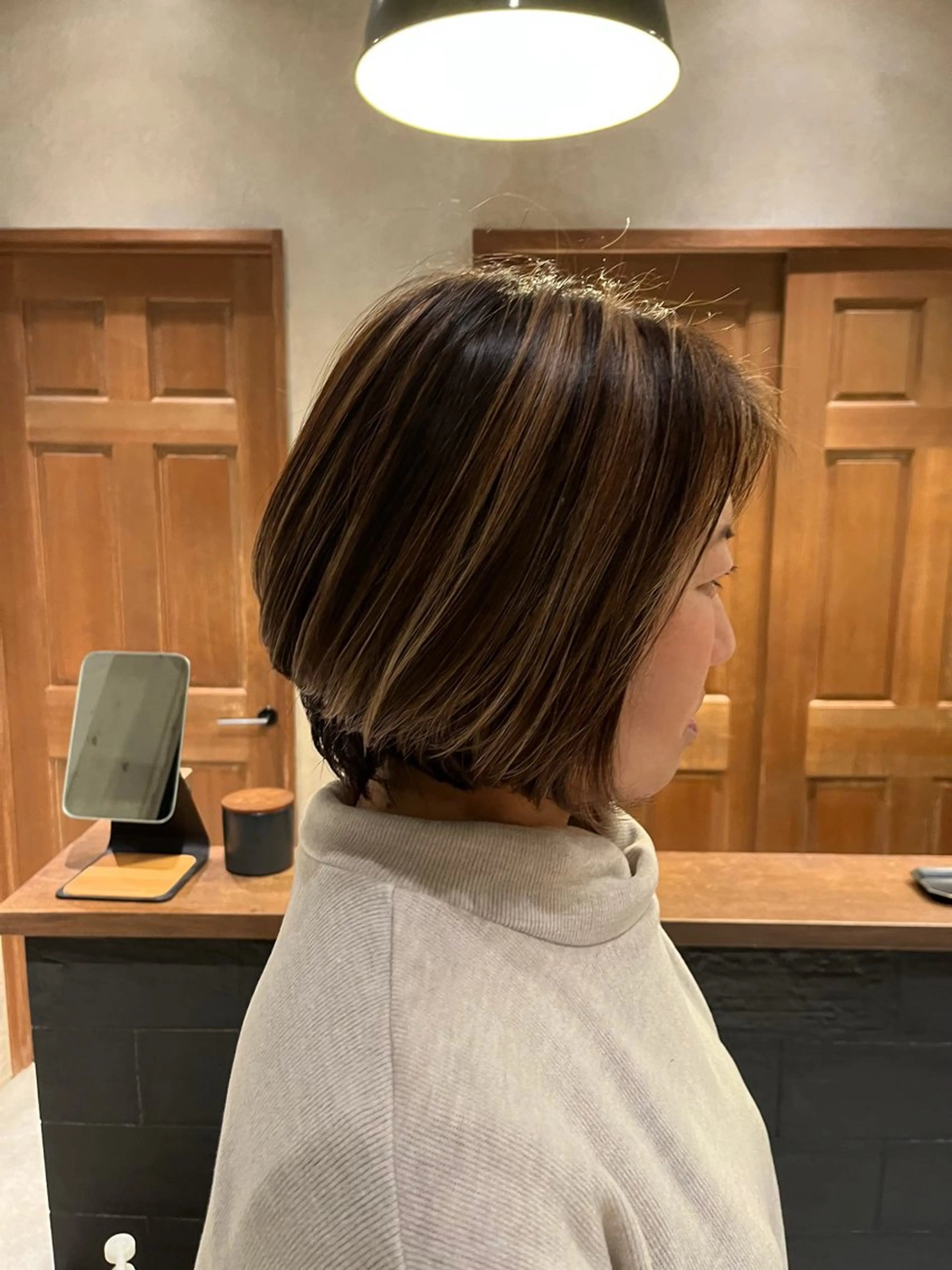 ショート ボブ ショートヘア 菅野 紗弥のヘアスタイル