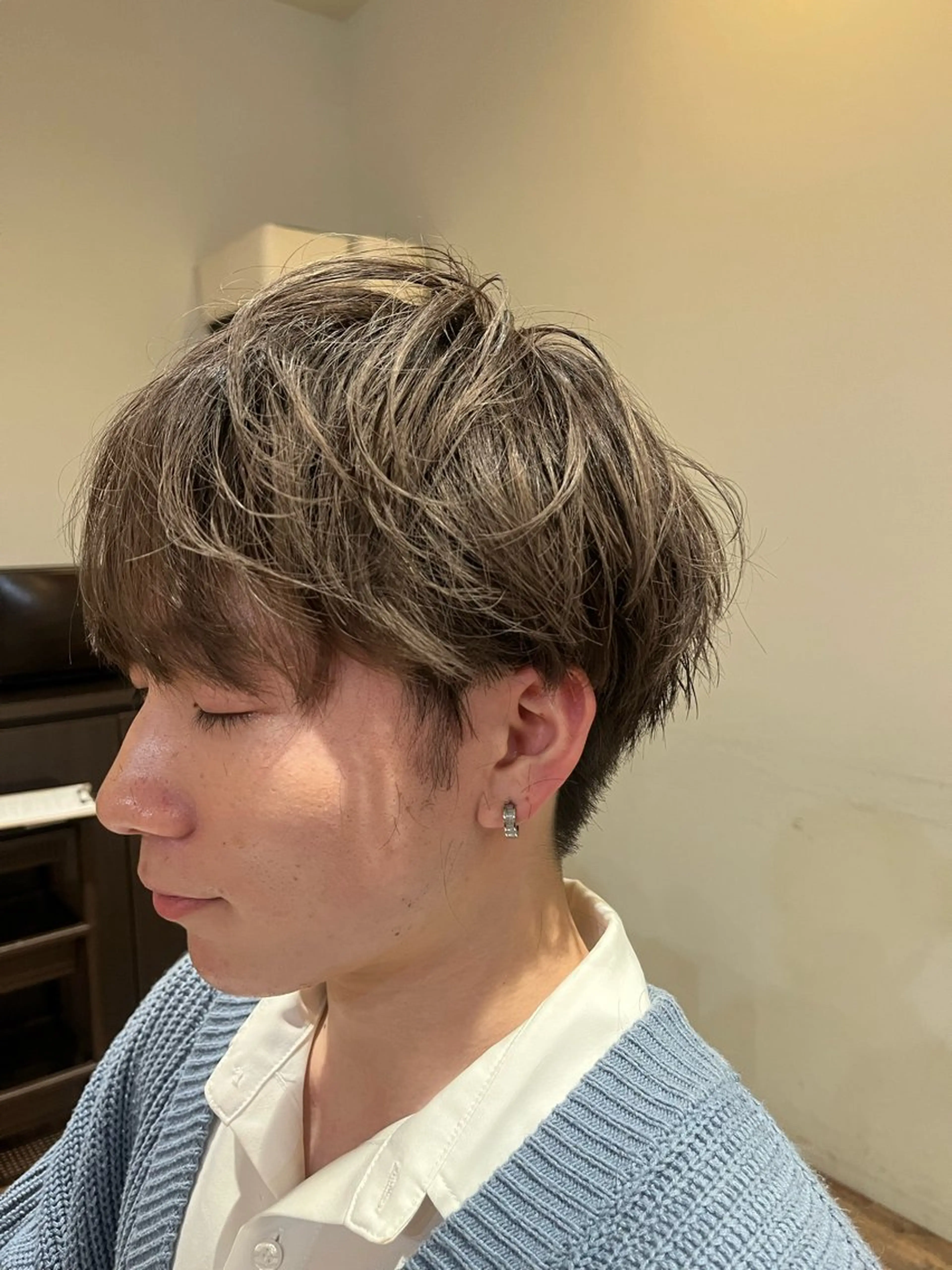 ショート メンズ マッシュ 小川 孝太のヘアスタイル
