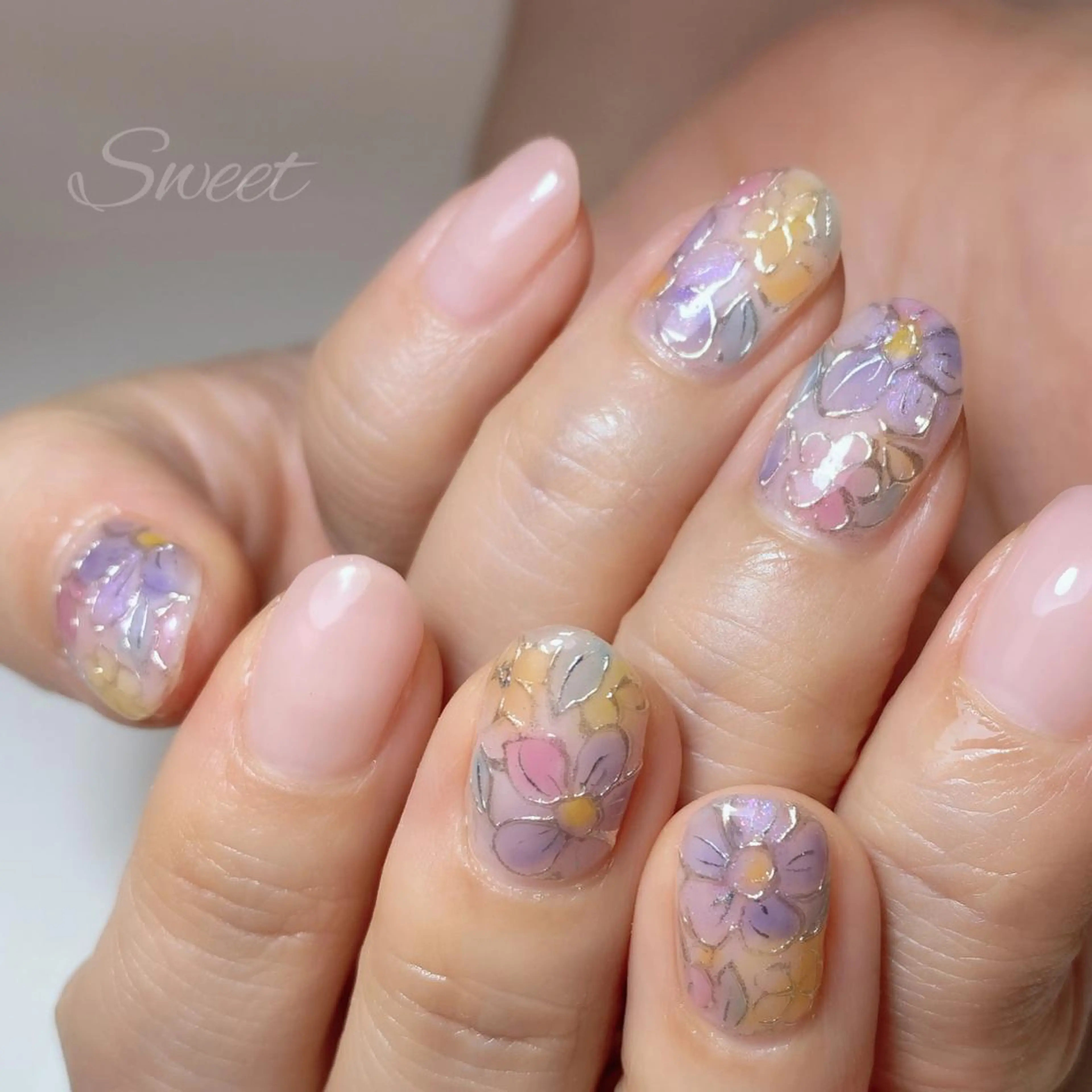 ネイル sweet 仲野陽子のネイルデザイン