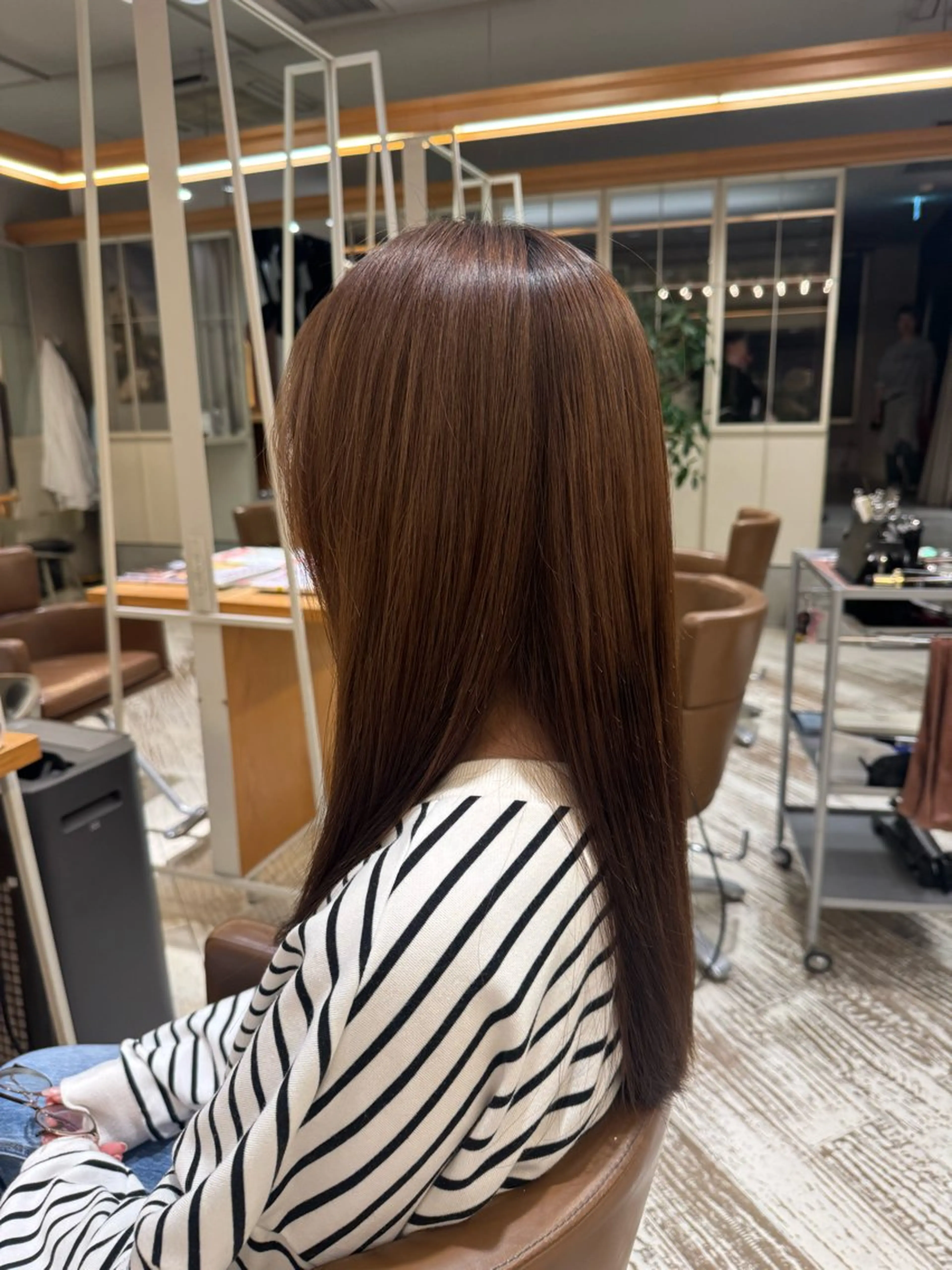 ミディアム パーマ ストレートパーマ ✨ショートヘア ✨ロイのヘアスタイル