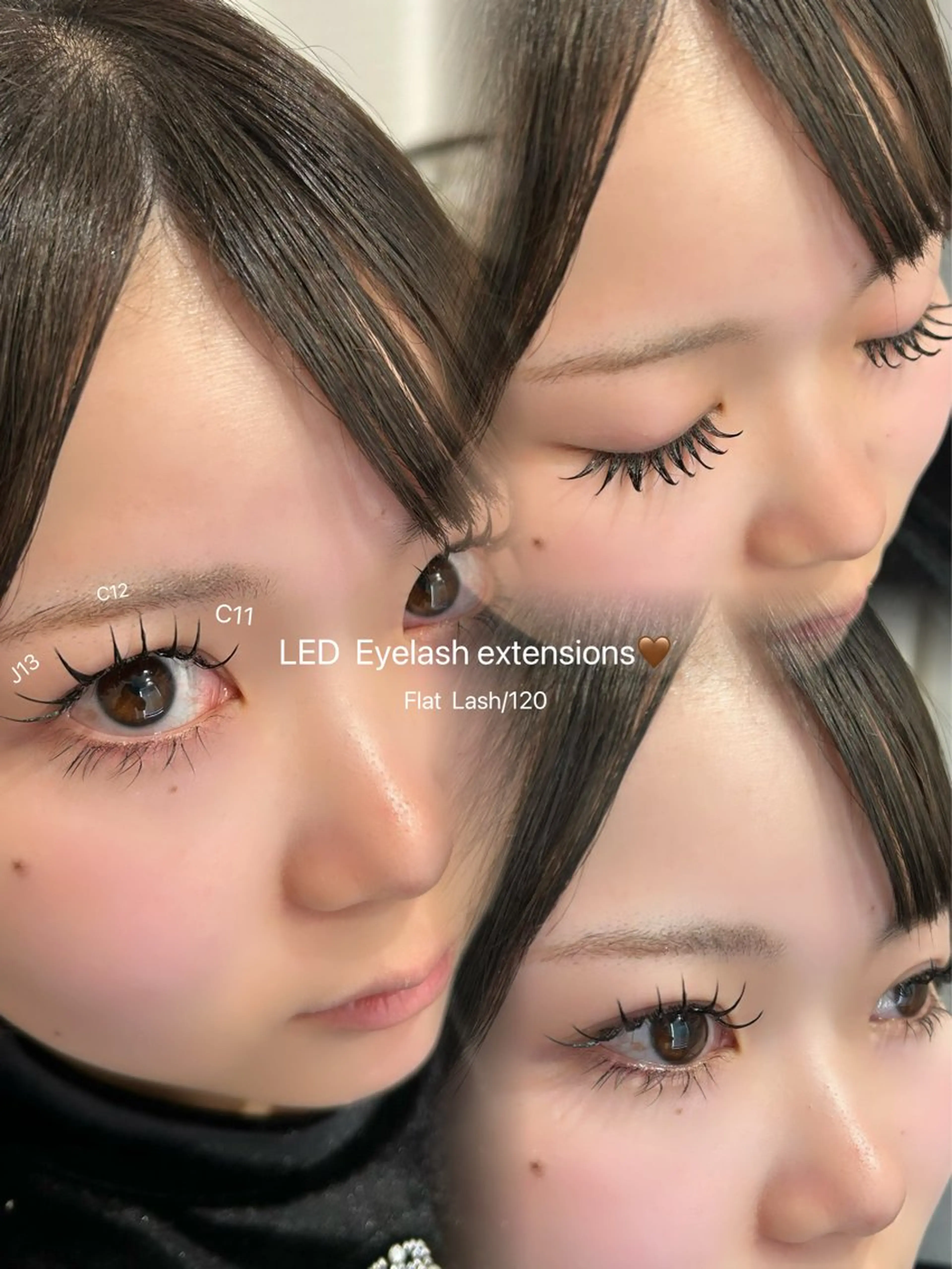 🤎フラットラッシュ120本(オフなし)の写真