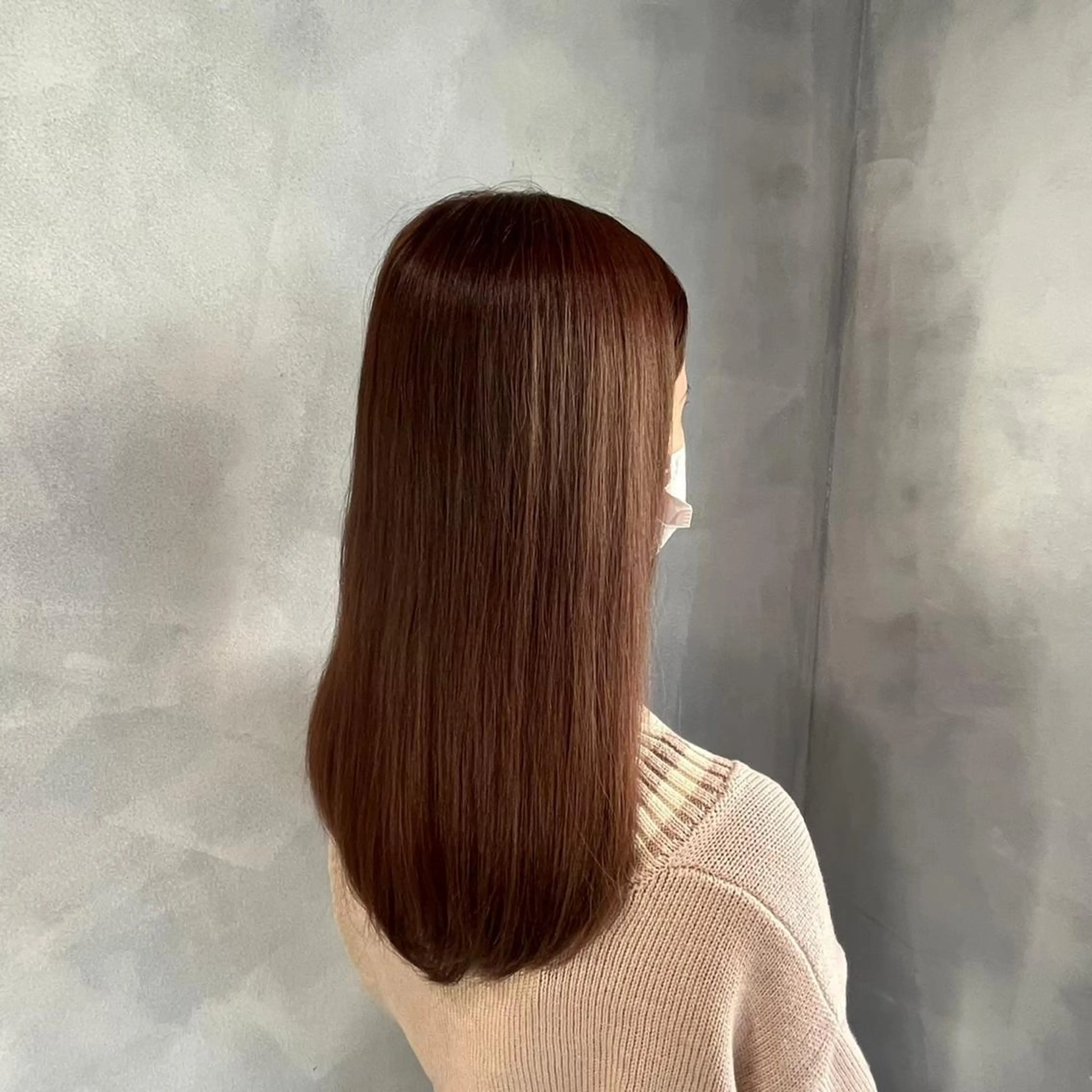 ロング カラー ヘアアレンジ ベージュカラー ミルクティーベージュ トリートメント Hair&Makeup Ke' International　神楽坂所属・坂庭 千風のヘアスタイル