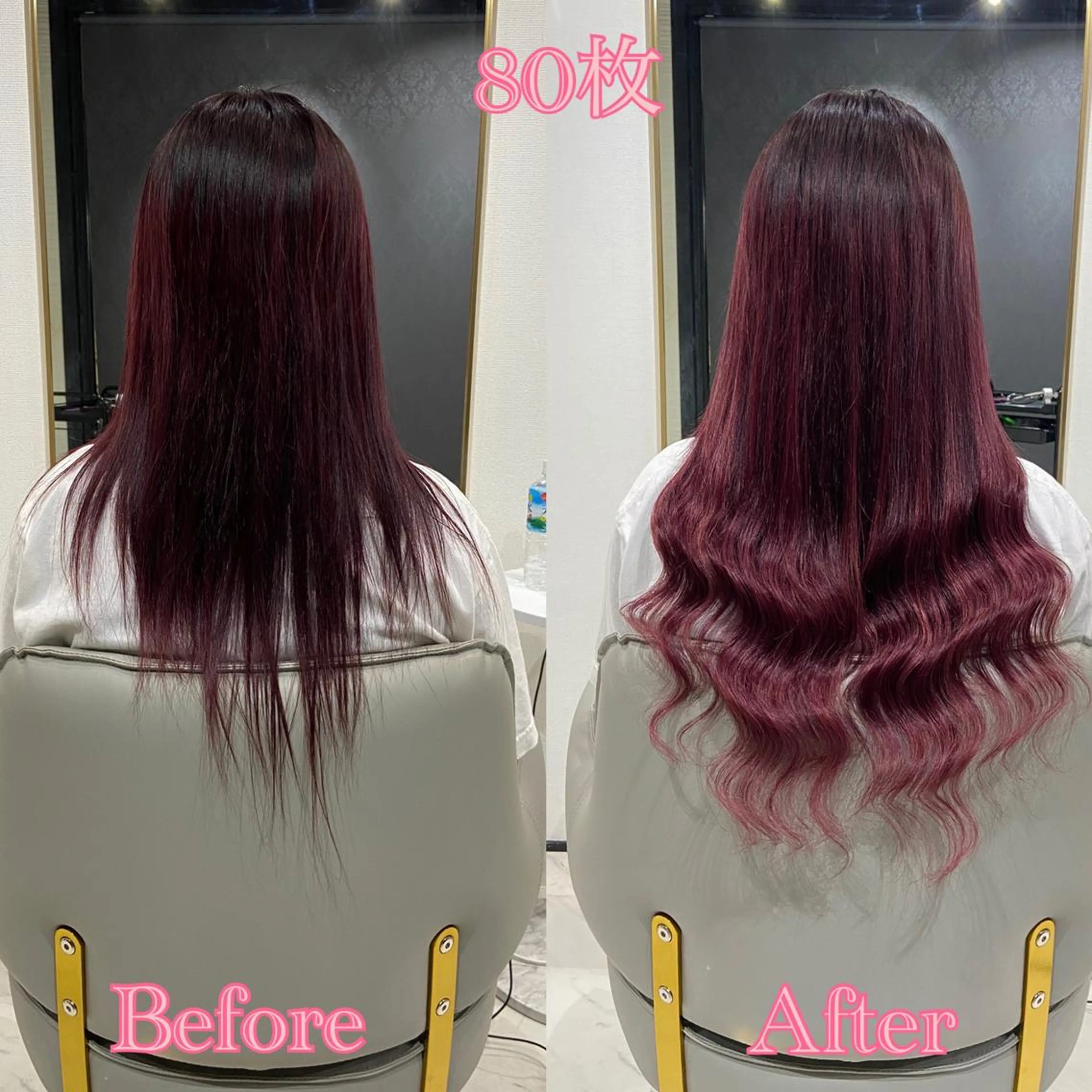 ショート シールエクステ エクステ エクステ シールエクステ ♡SAORI♡のヘアスタイル