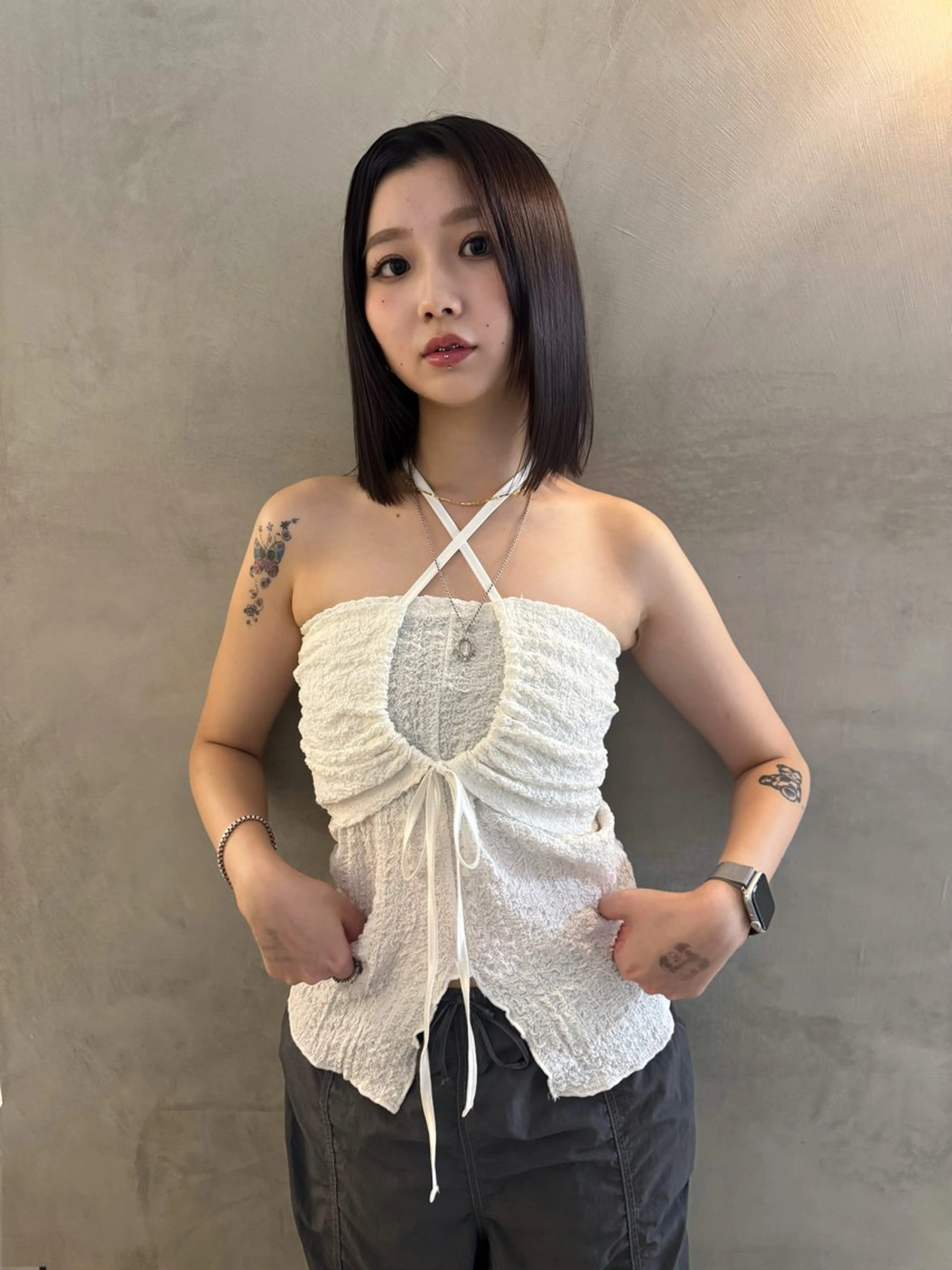 ロング カラー PELE アネックス梅田茶屋町店所属・PELE ハイトーン RIMUのヘアスタイル