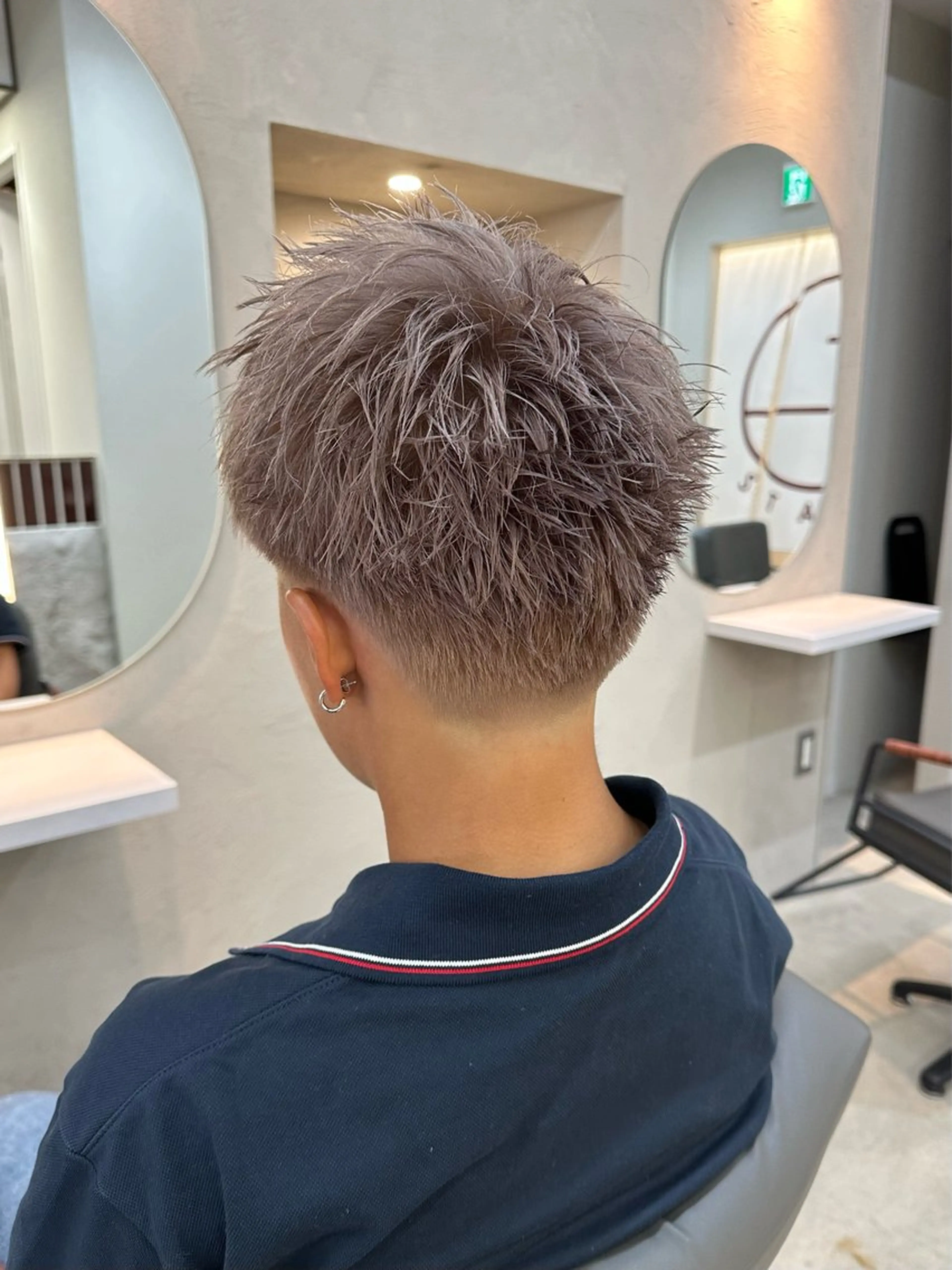 ショート カラー メンズ カット ヘアカラー 木下 健心のヘアスタイル