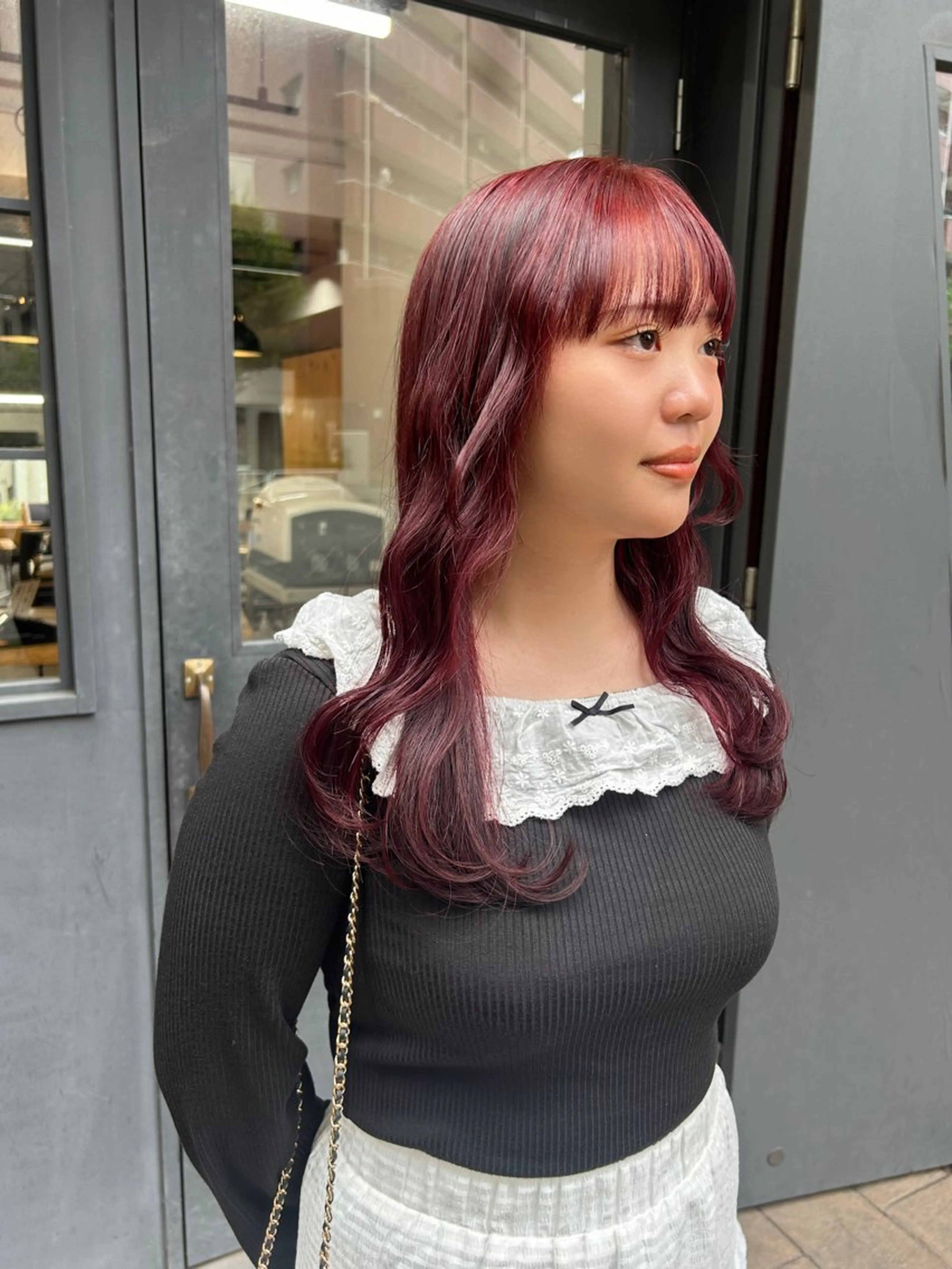 セミロング カラー カット ヘアカラー トリートメント ROCCOeast Rukaのヘアスタイル