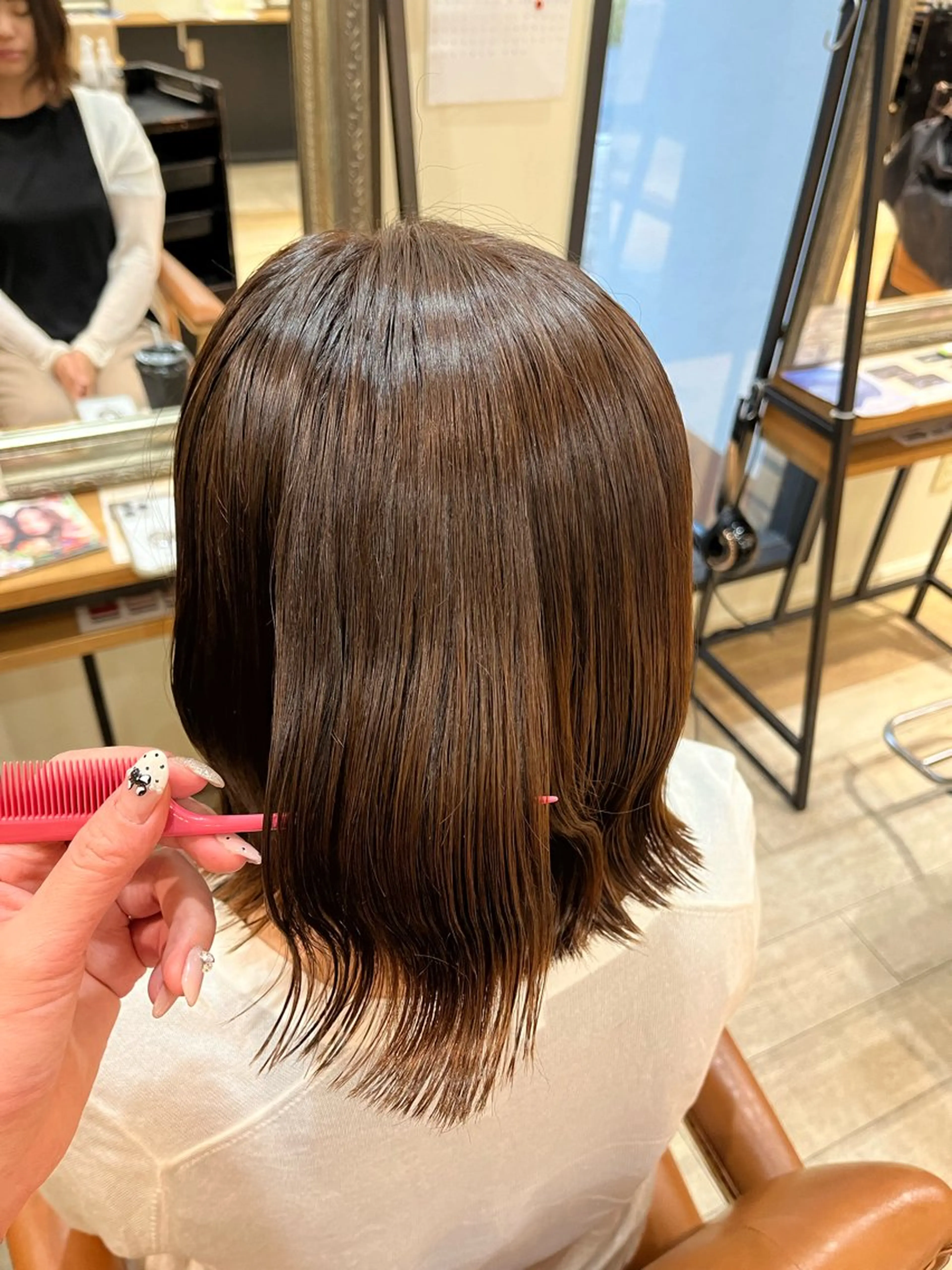 ミディアム ヘアカラー みゆ/カラー モデル募集中🎀🤍のヘアスタイル