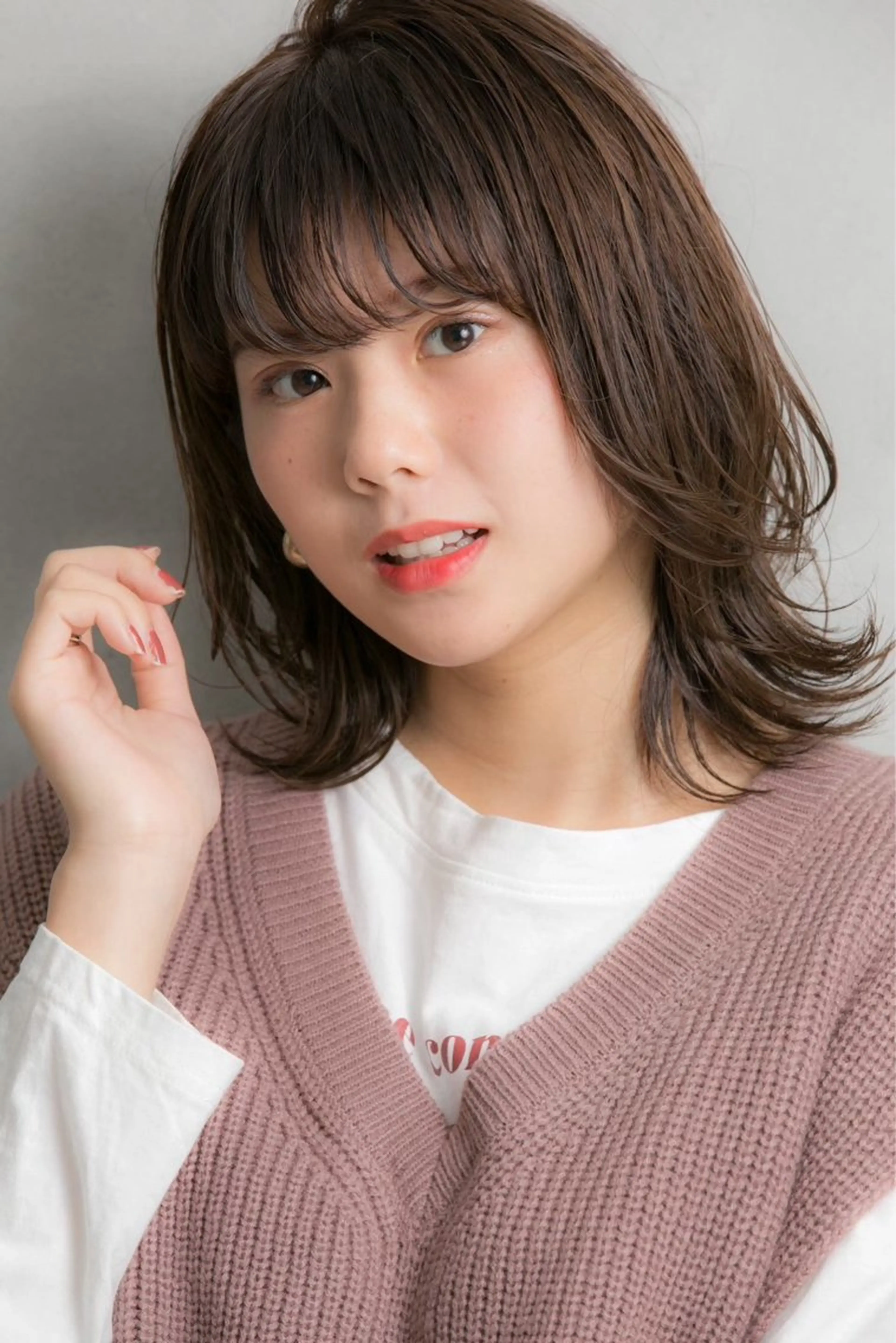 ミディアム カラー amble luxe 髪質改善 💕のヘアスタイル