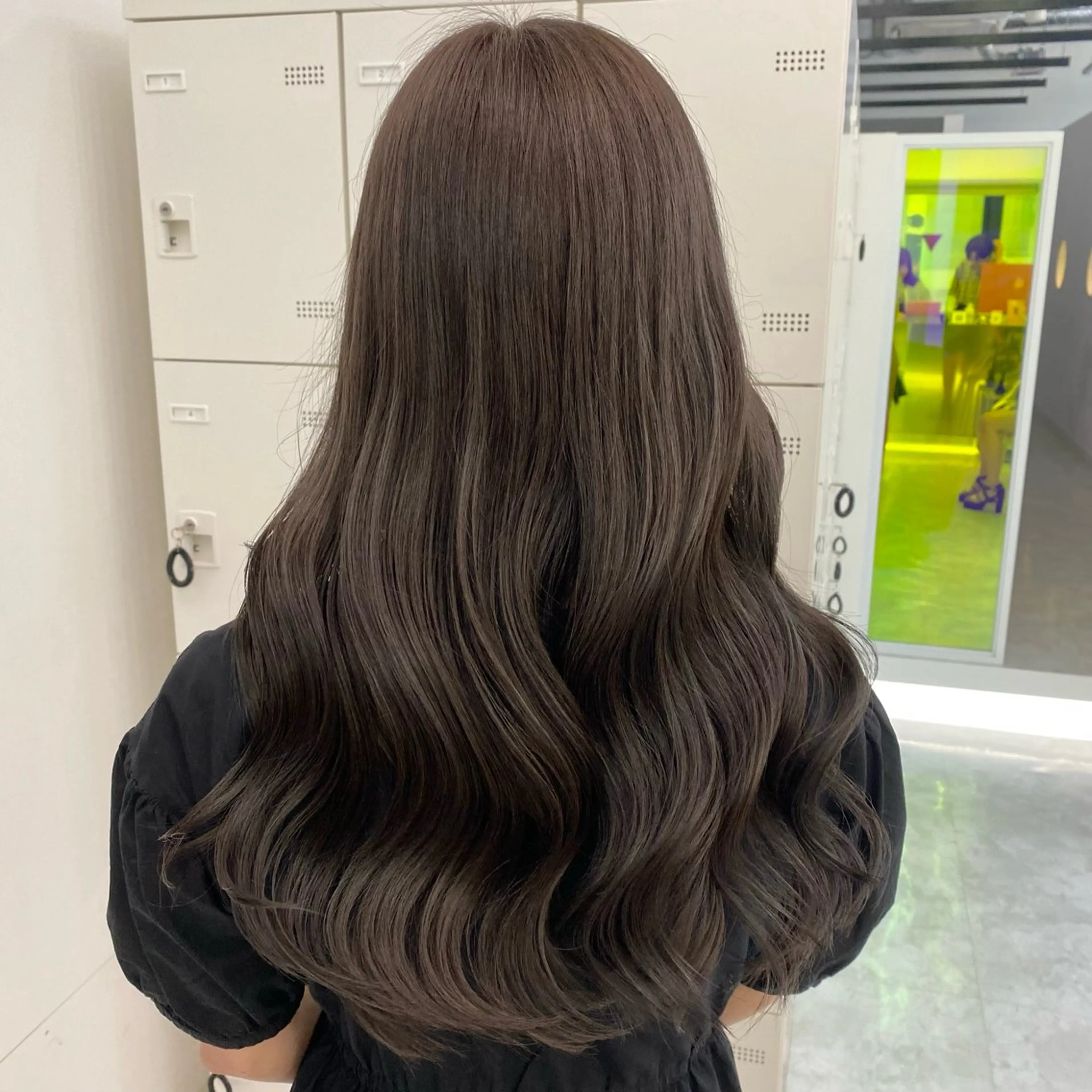 ロング ヘアカラー 🤍抜け感グレージュ オリーブ🤍RINのヘアスタイル