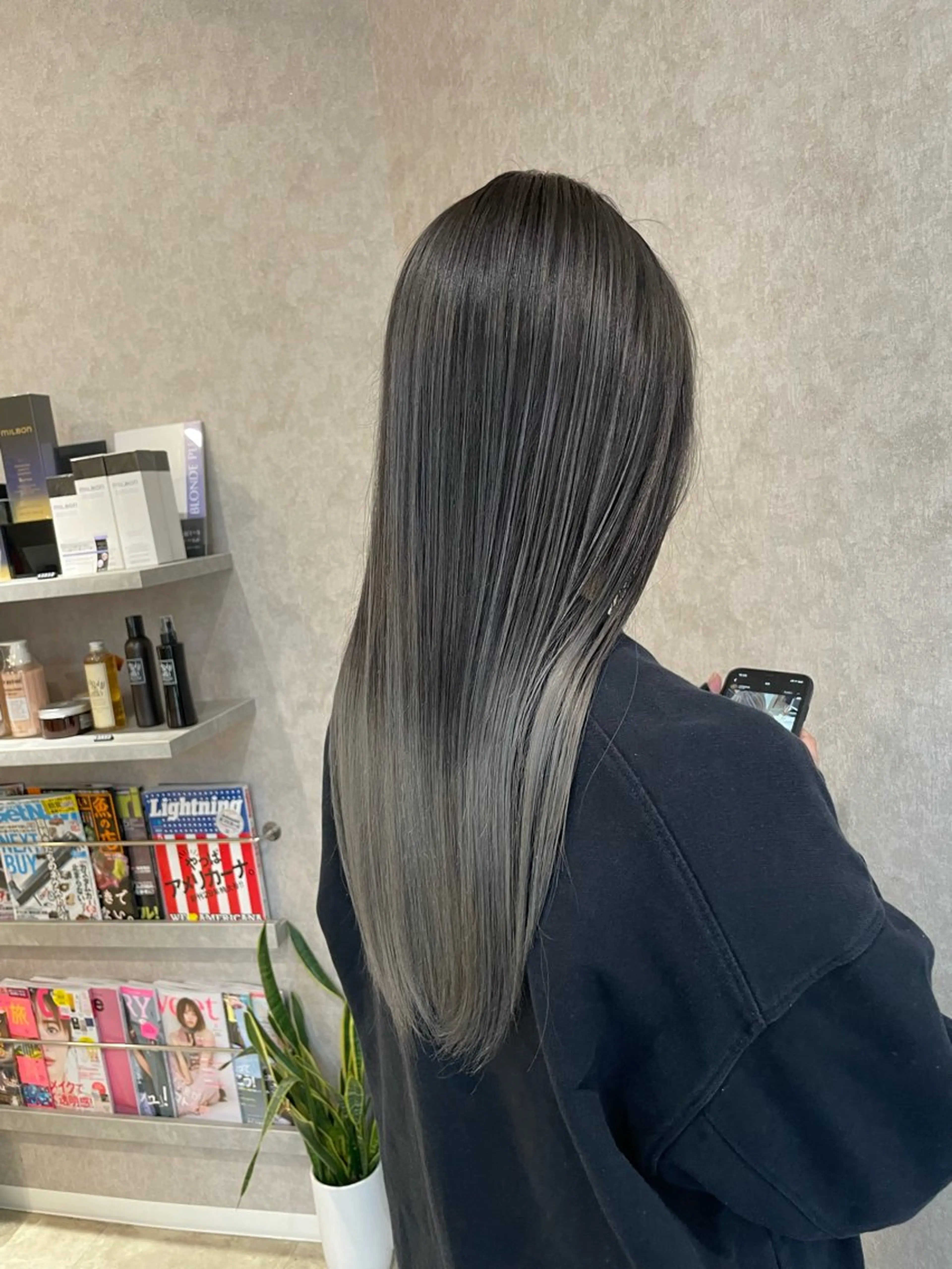 ロング カラー バレイヤージュ ブリーチ ケアブリーチ 透明感カラー レイヤーカット ヘアカラー Taku ／ケアハイトーンのヘアスタイル