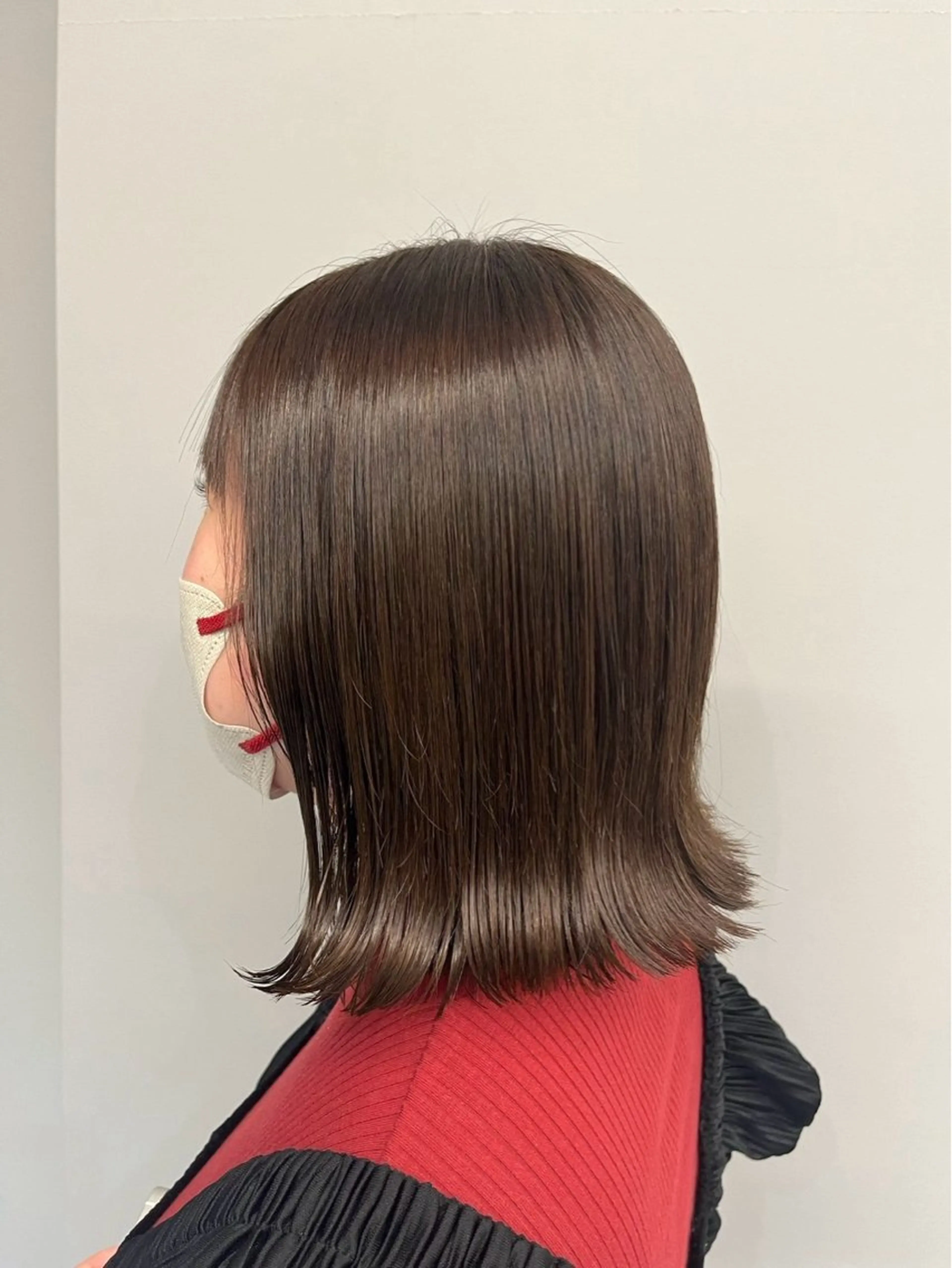 ミディアム カラー ブラウンカラー ヘアカラー 中山 達斗のヘアスタイル