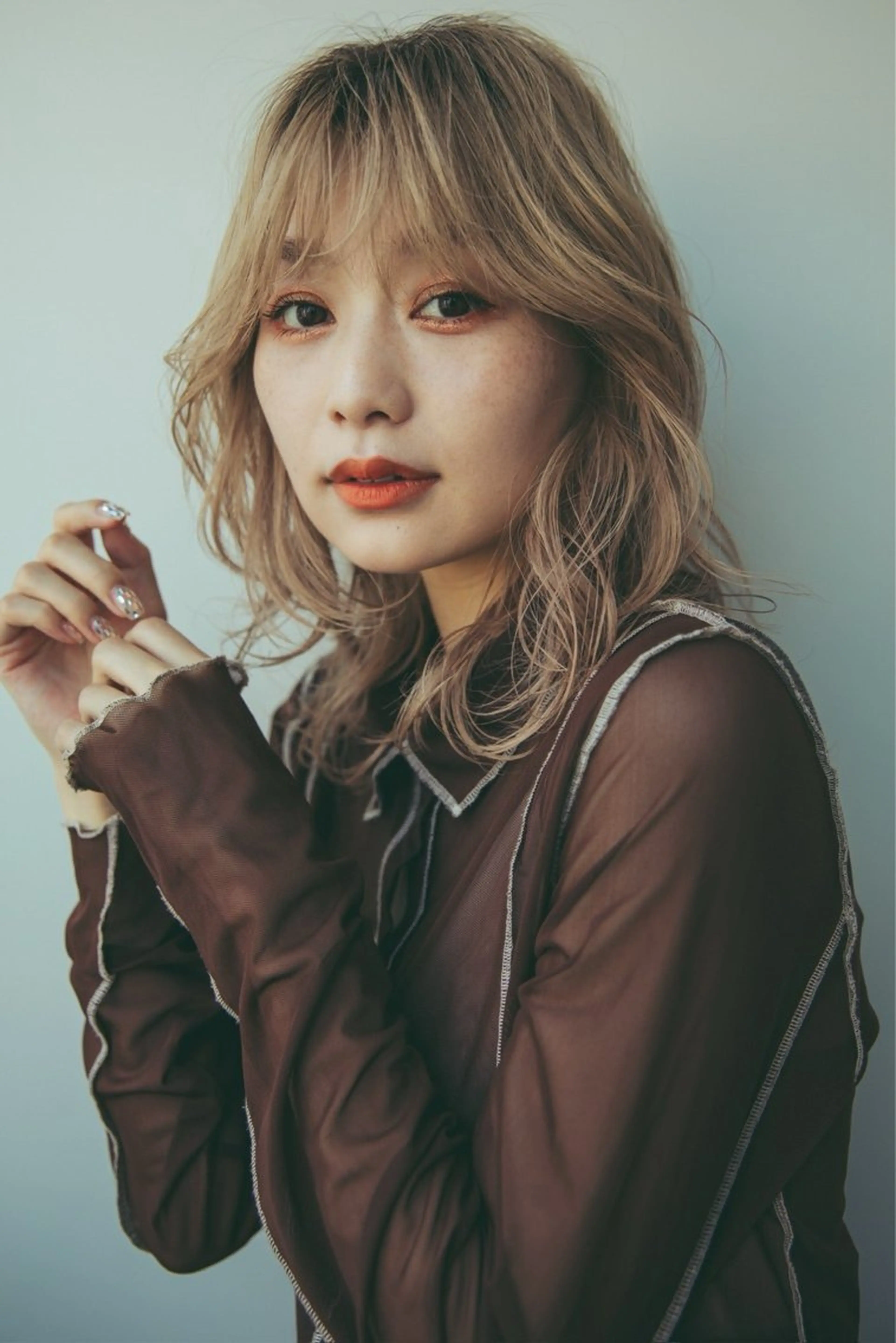 セミロング カラー セミロングパーマ バレイヤージュ ブリーチ ケアブリーチ ダブルカラー カット ヘアカラー トリートメント Lulu 公式/すすきの/大通のヘアスタイル