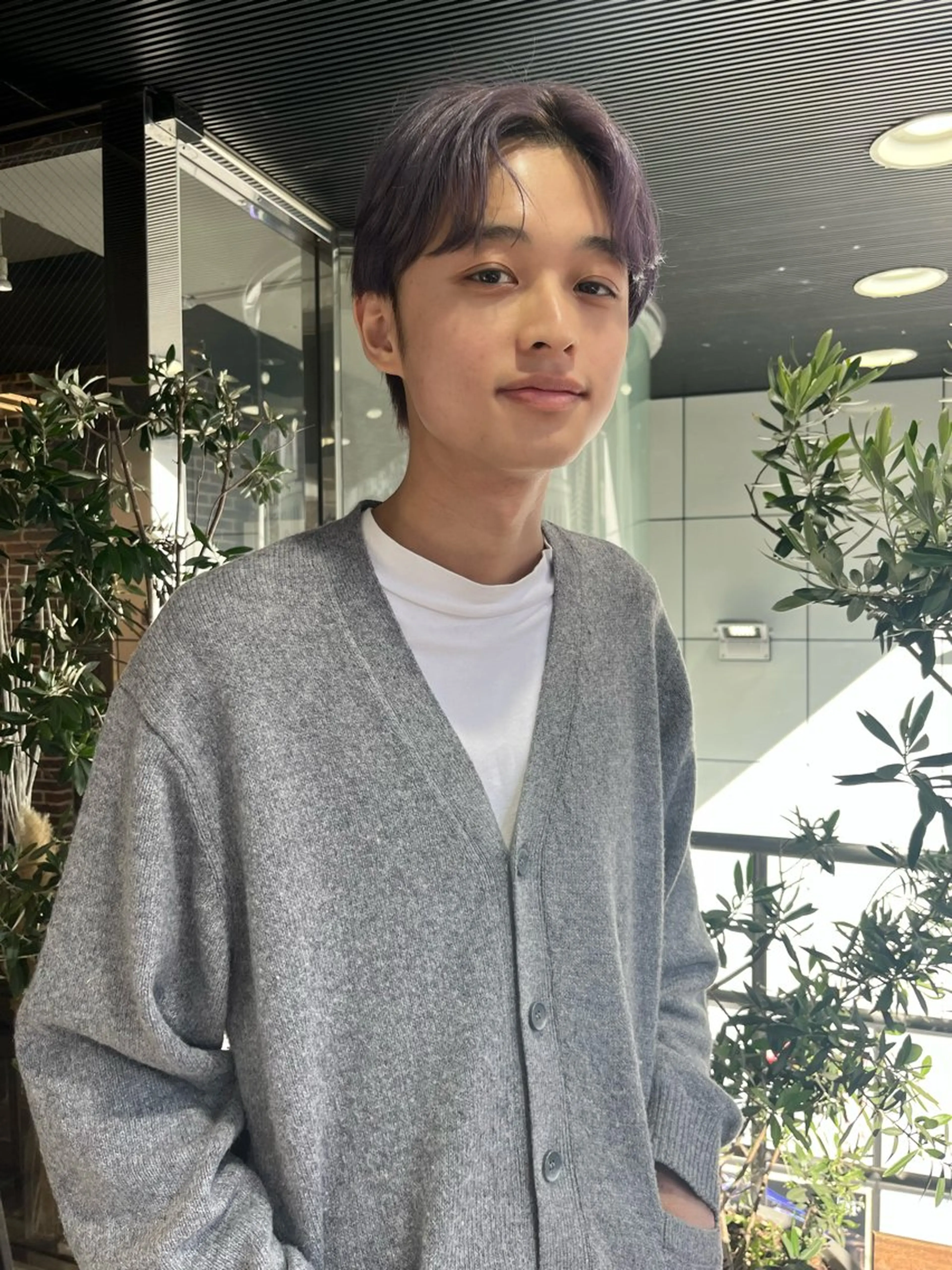 メンズ カット ヘアカラー 💖デザインカラー/ タダ ハナカ💖のヘアスタイル