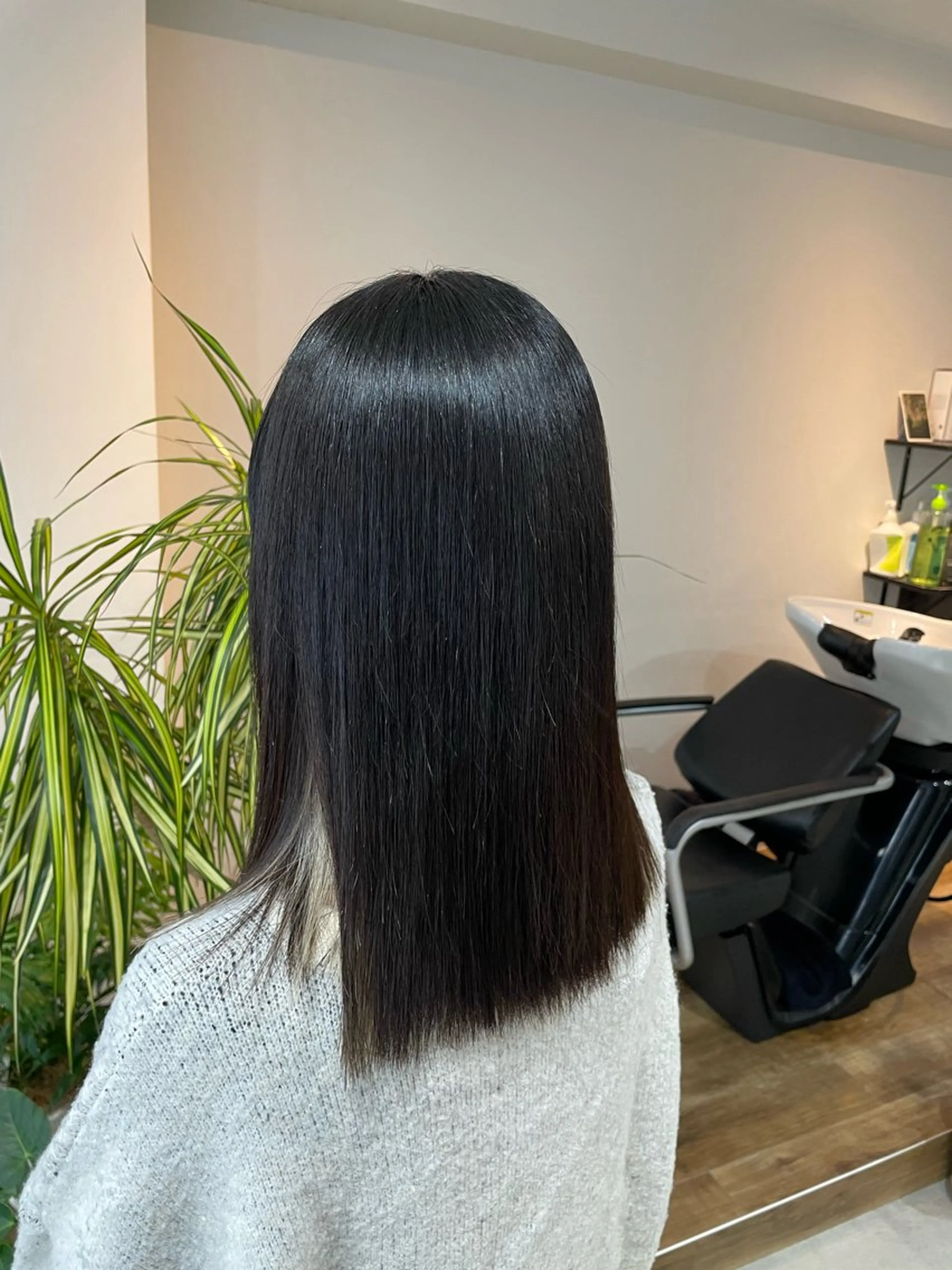 透明感カラー+カット+髪質改善TOKIOトリートメントの写真