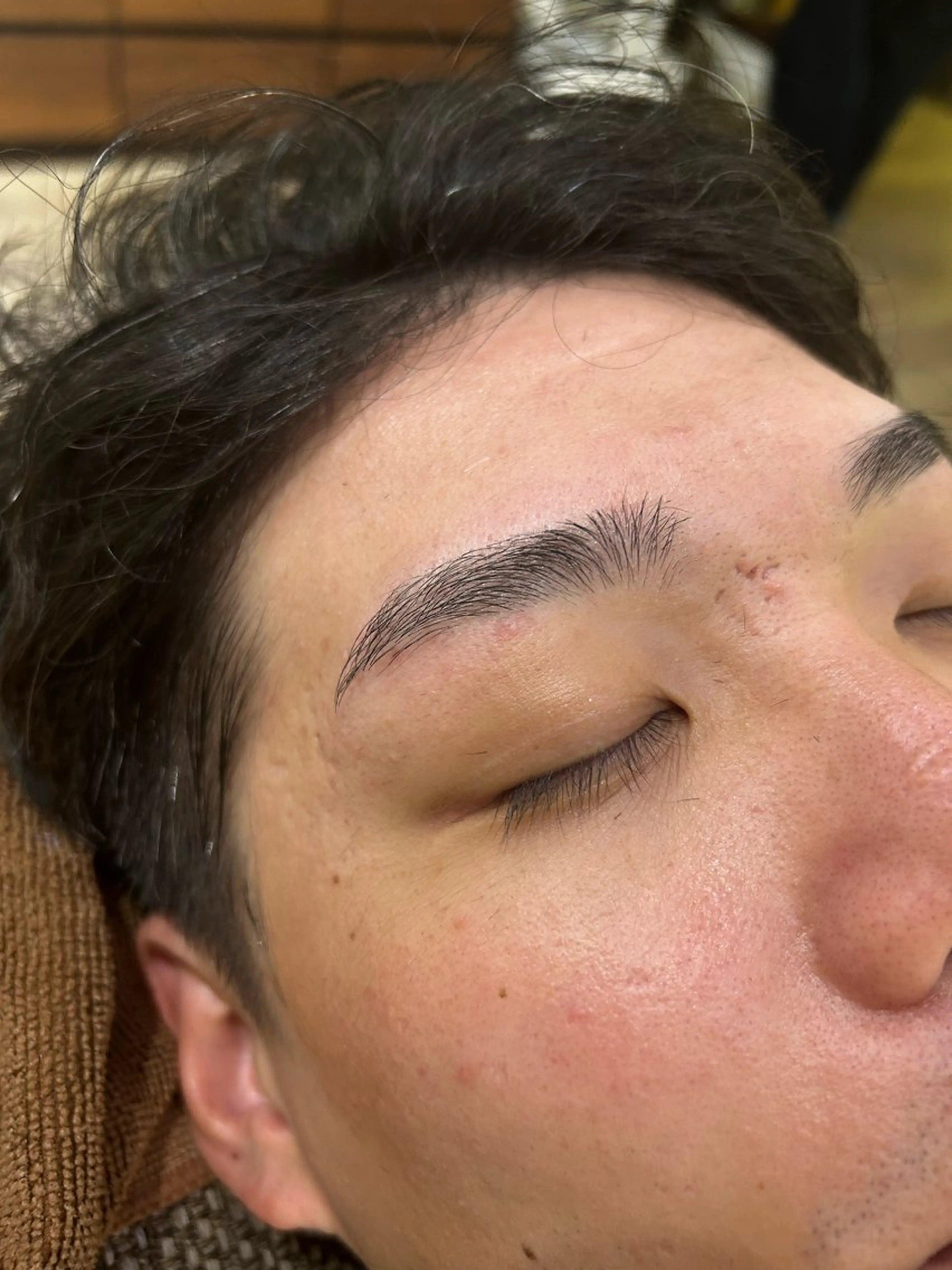 眉Wax＋眉cutの写真