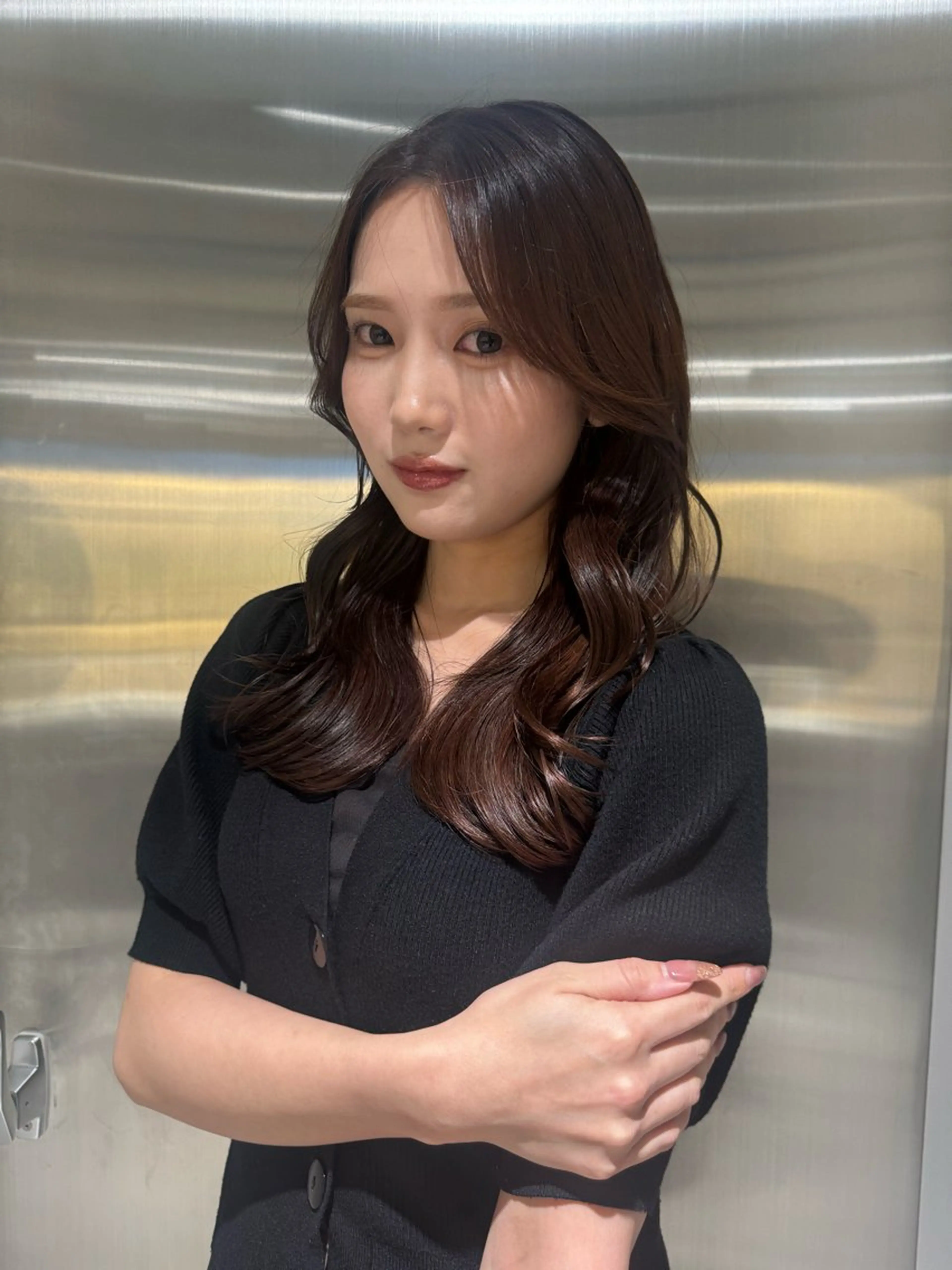 ロング カット ヘアカラー トリートメント ロンド　ウル所属・レイヤー/縮毛矯正⭐ 特化美容師のヘアスタイル