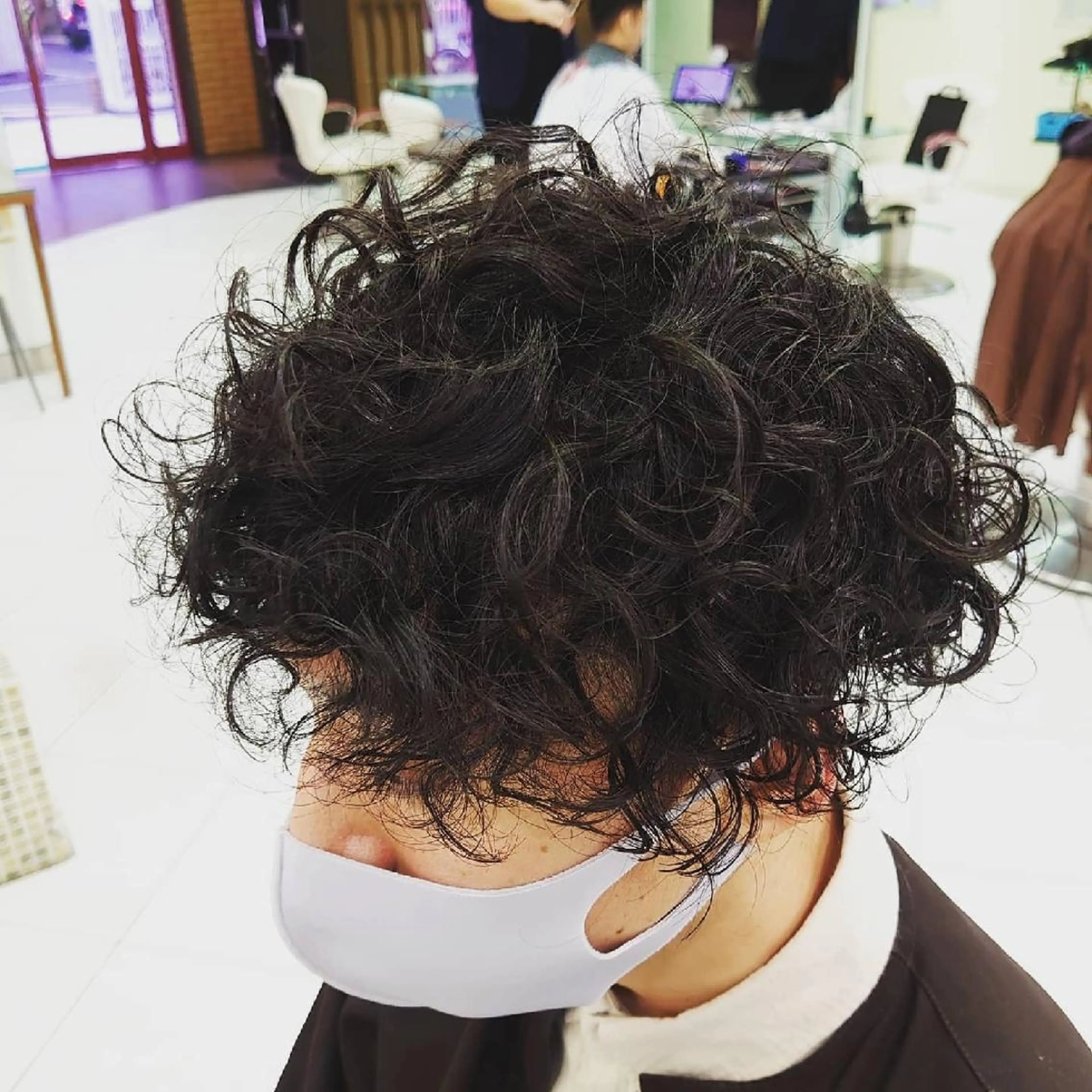 ミディアム パーマ メンズ 🐺一ノ瀬 凌 / デザインウルフ🐺のヘアスタイル