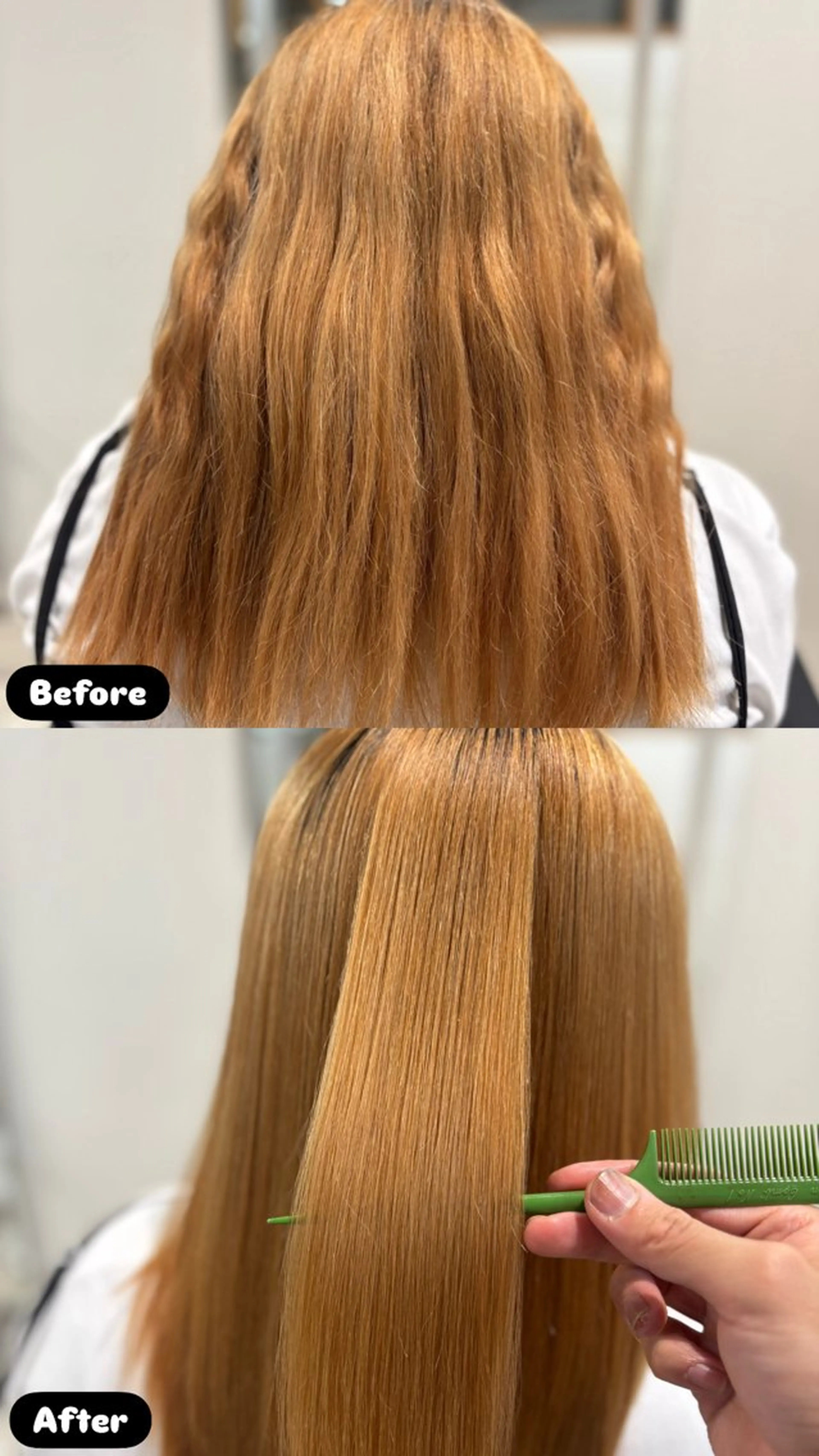 セミロング カット 縮毛矯正 insence glue所属・小林 眞澄のヘアスタイル