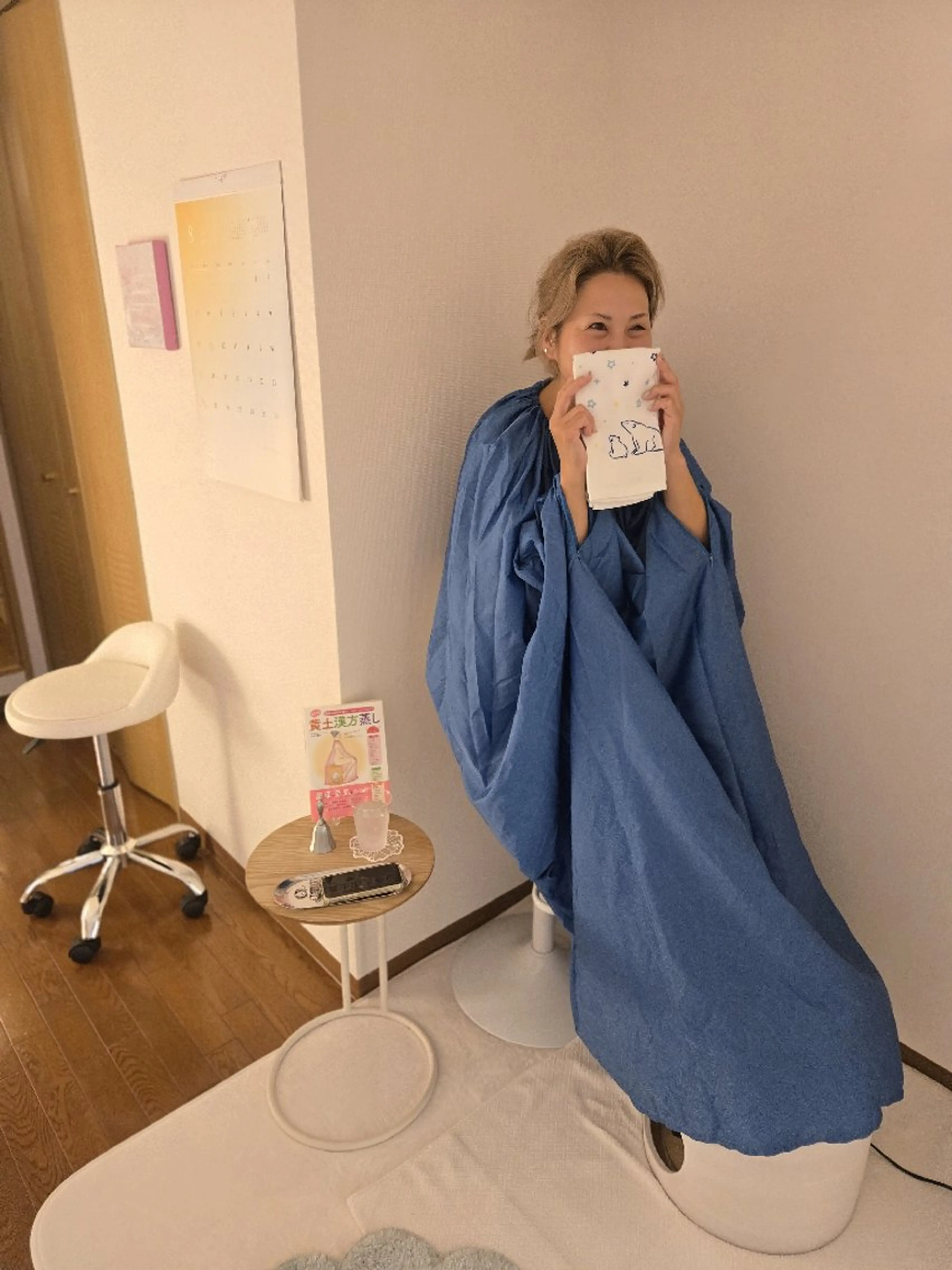 黄土漢方蒸し45分➕オイルトリートメント90分の写真