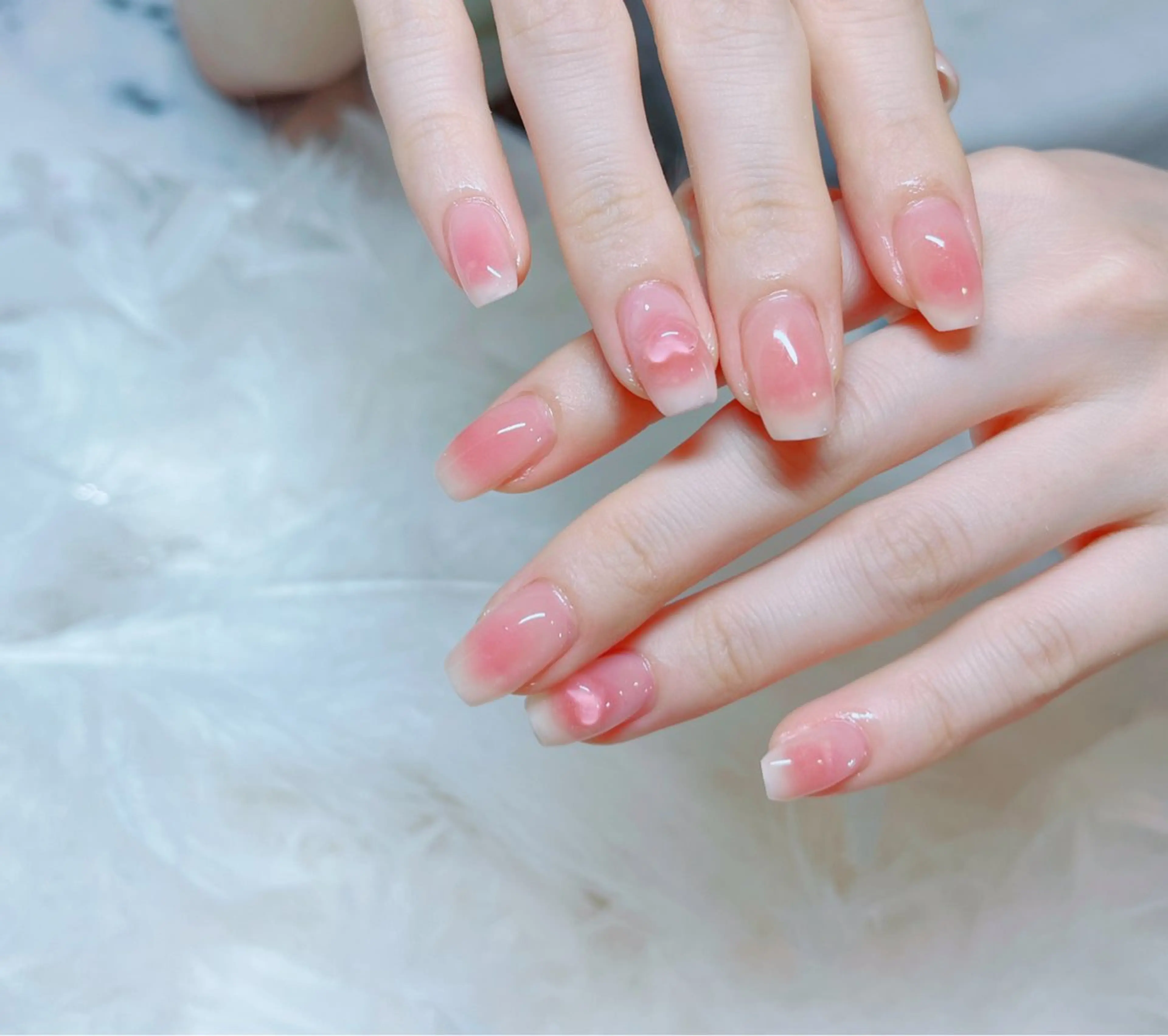 *当店人気NO.1ワンホンチークネイルの写真