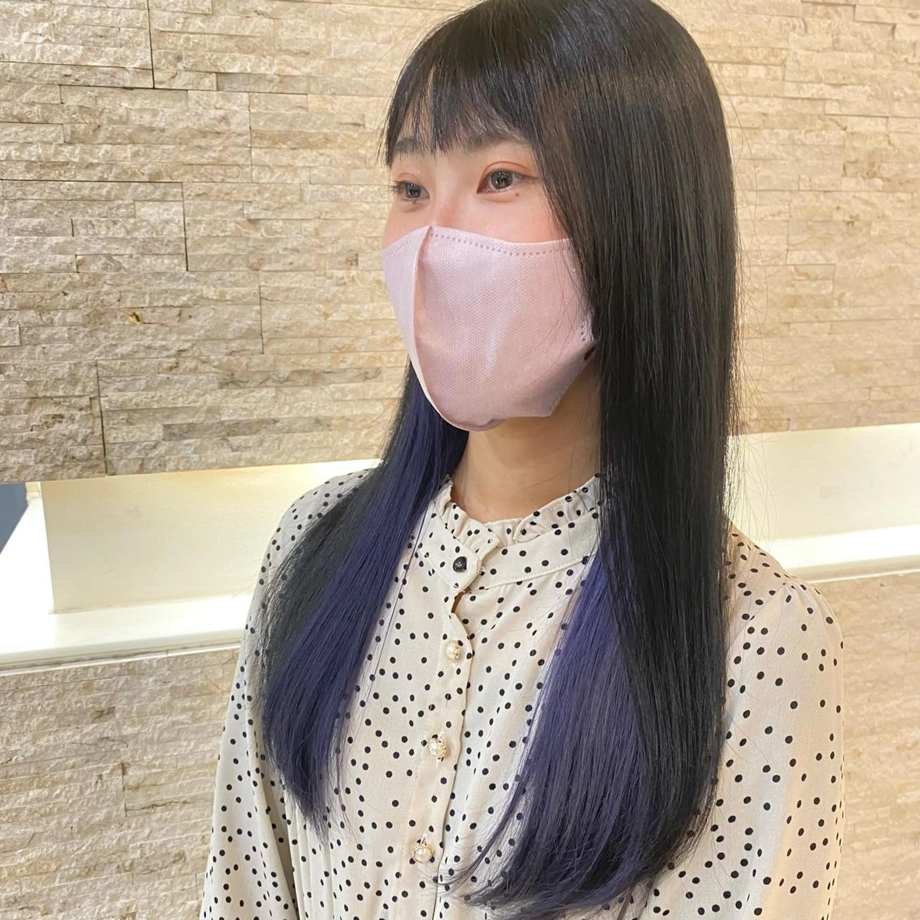 ロング カラー ラベンダーカラー Agu hair TENOE大宮氷川参道店所属・☀️透明感艶感カラー 増田魁土☀️のヘアスタイル