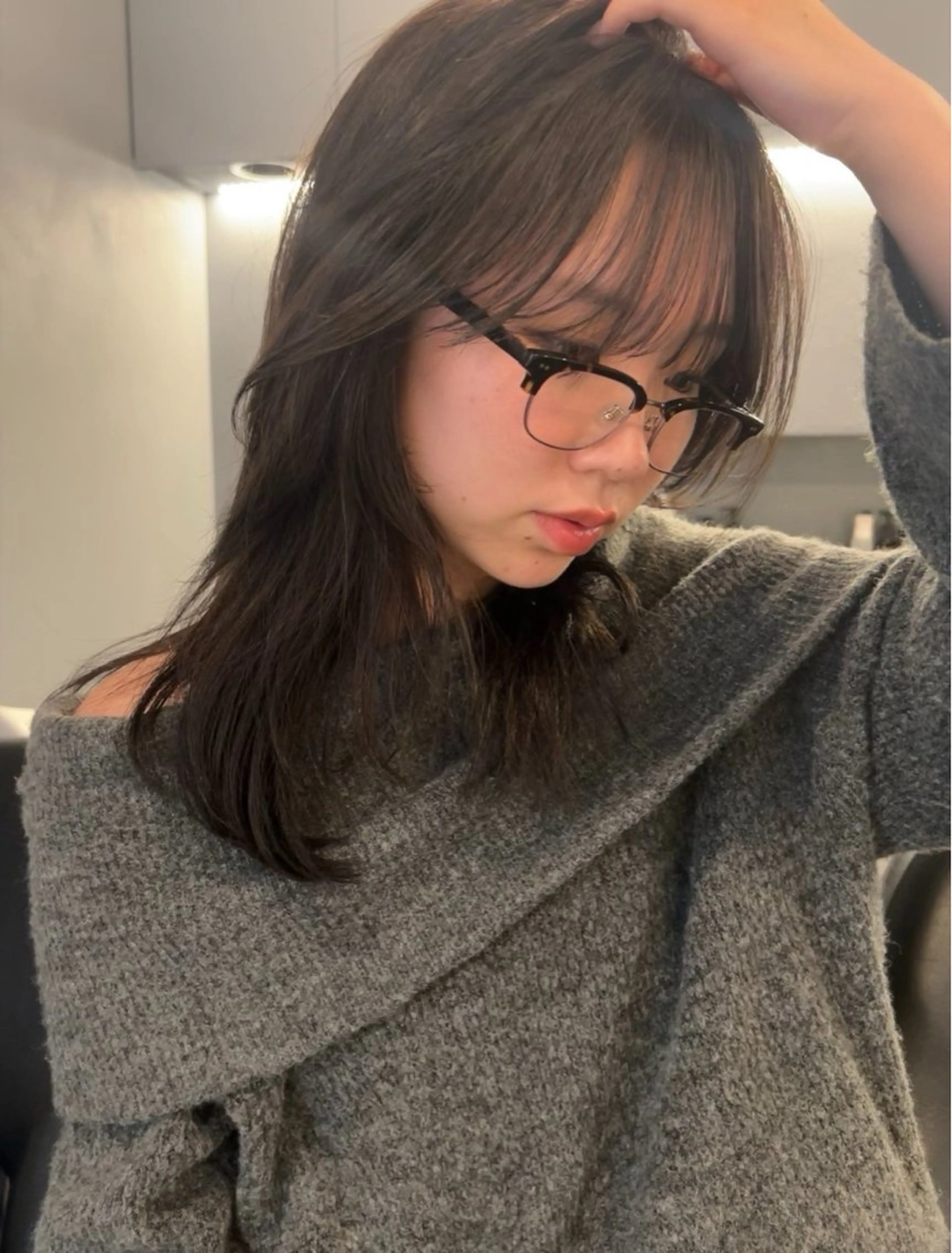 ミディアム カラー カット ヘアカラー KOCHAB所属・三谷 はるなのヘアスタイル