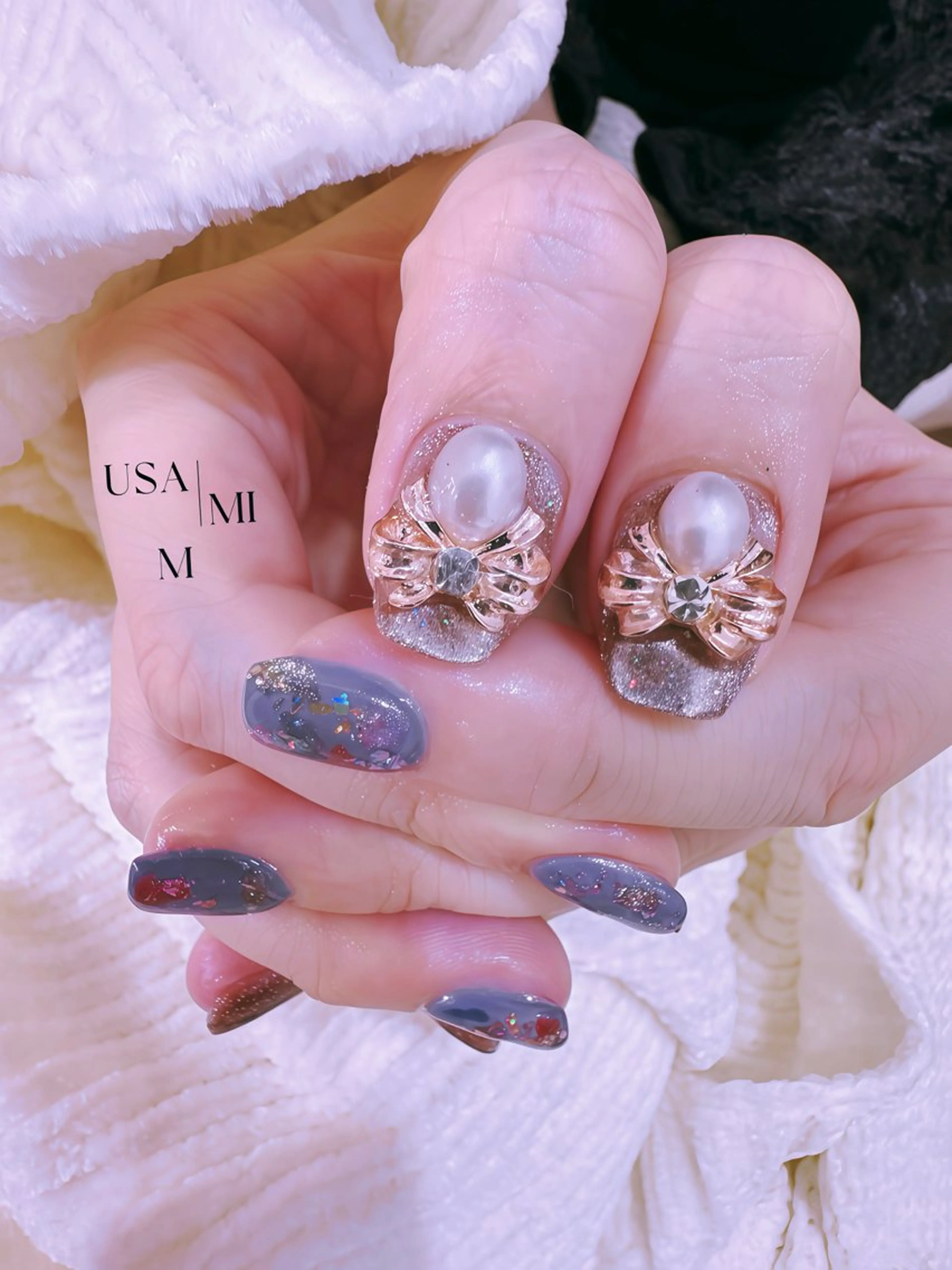 ネイル ハンドネイル USAMiMi 🐰💕のネイルデザイン