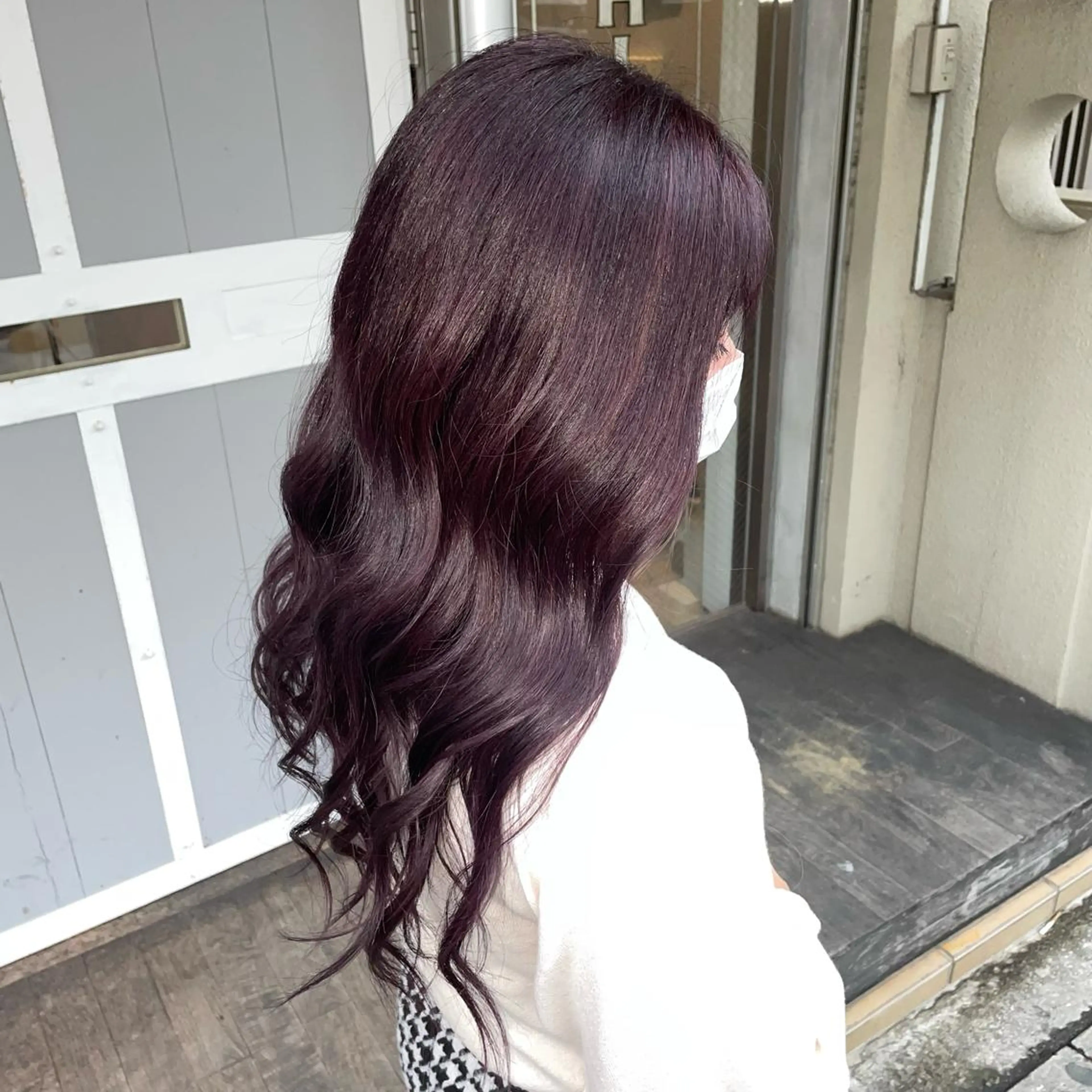 ロング カラー ヘアカラー トリートメント miloc那覇 MIKUのヘアスタイル