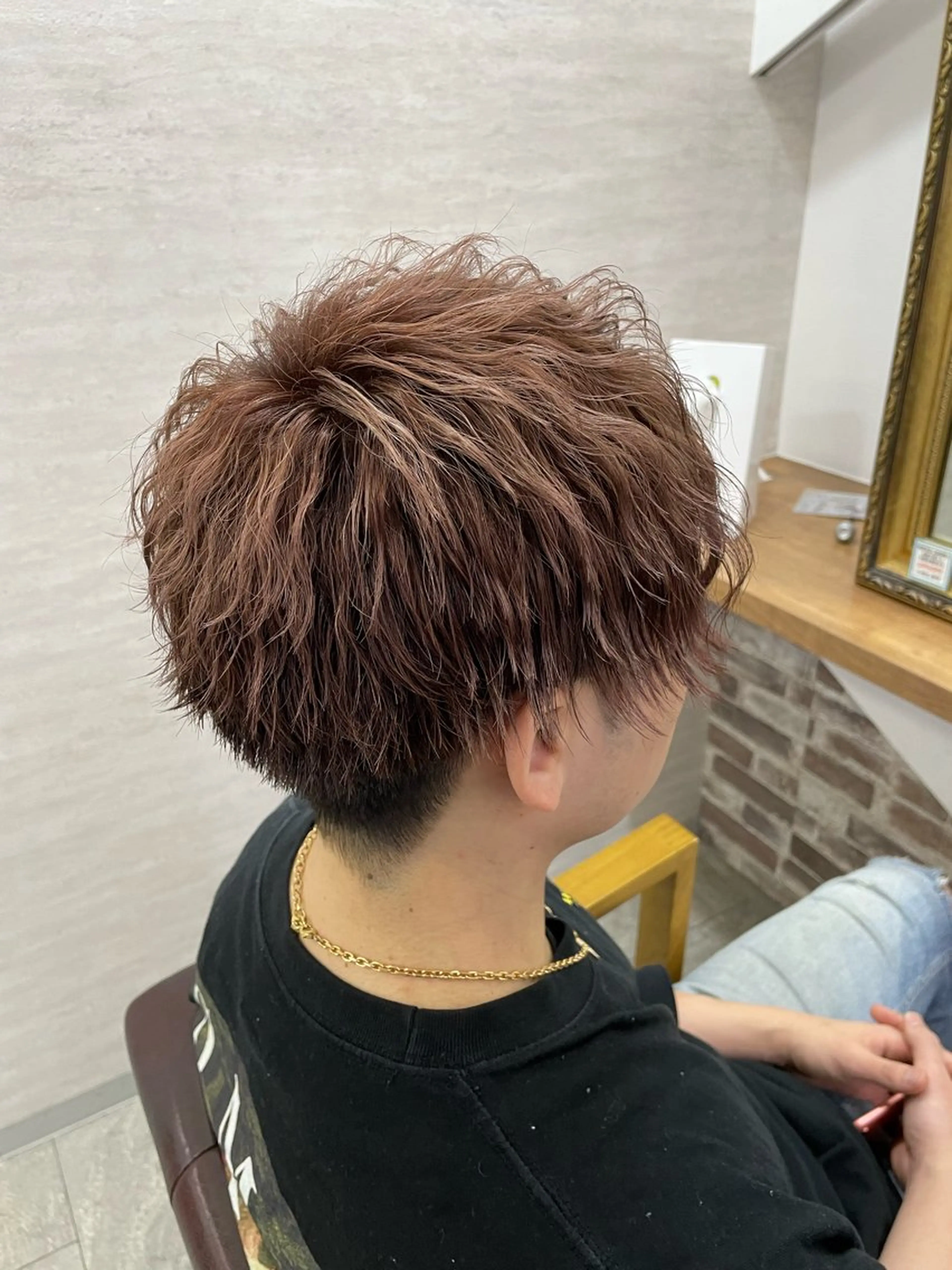 メンズ メンズブリーチ ヘアセット無料モデル 募集／栄／久屋／谷崎のヘアスタイル