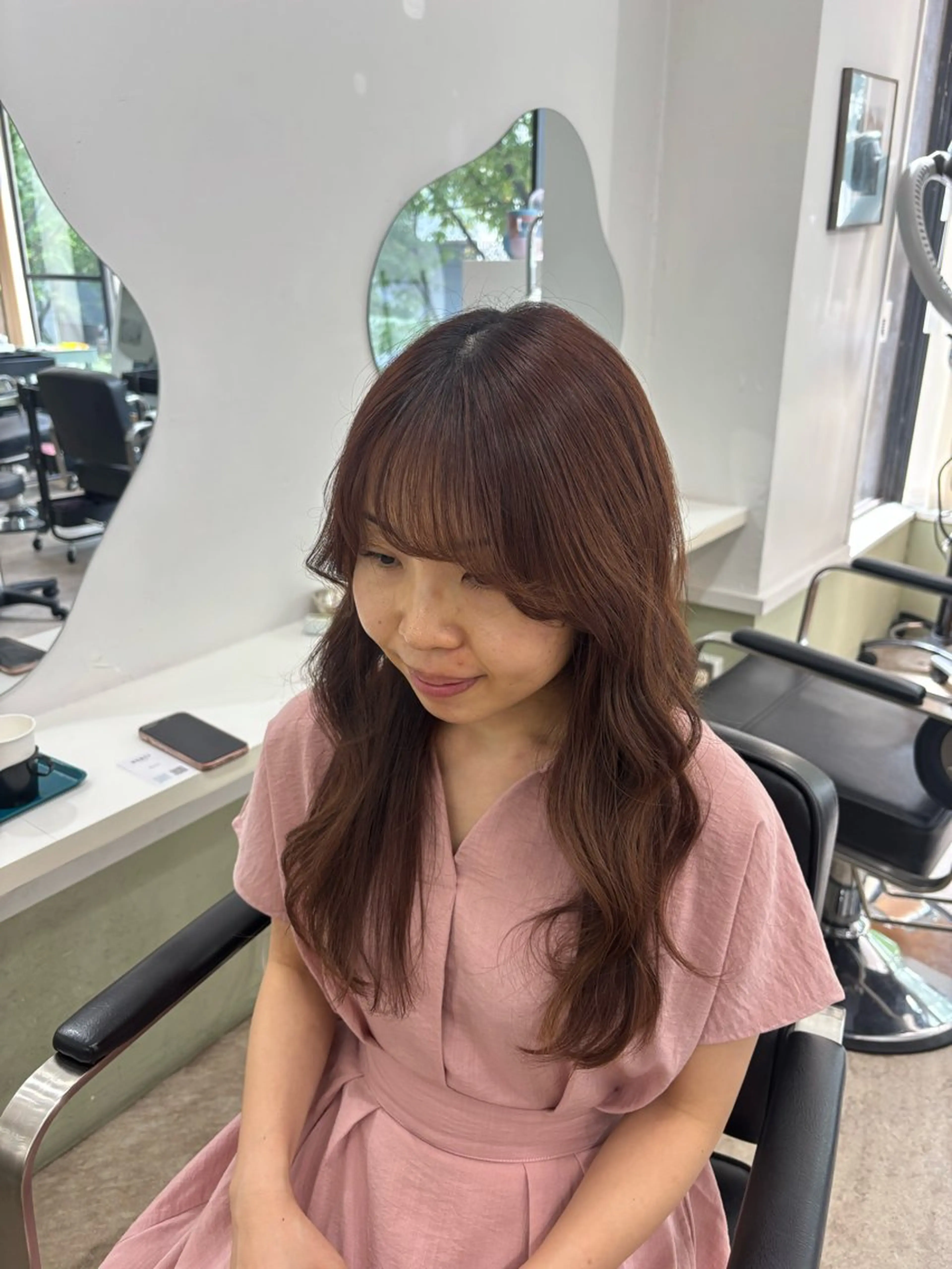 ミディアム ☀️青空SORA /くびれショート☁️のヘアスタイル