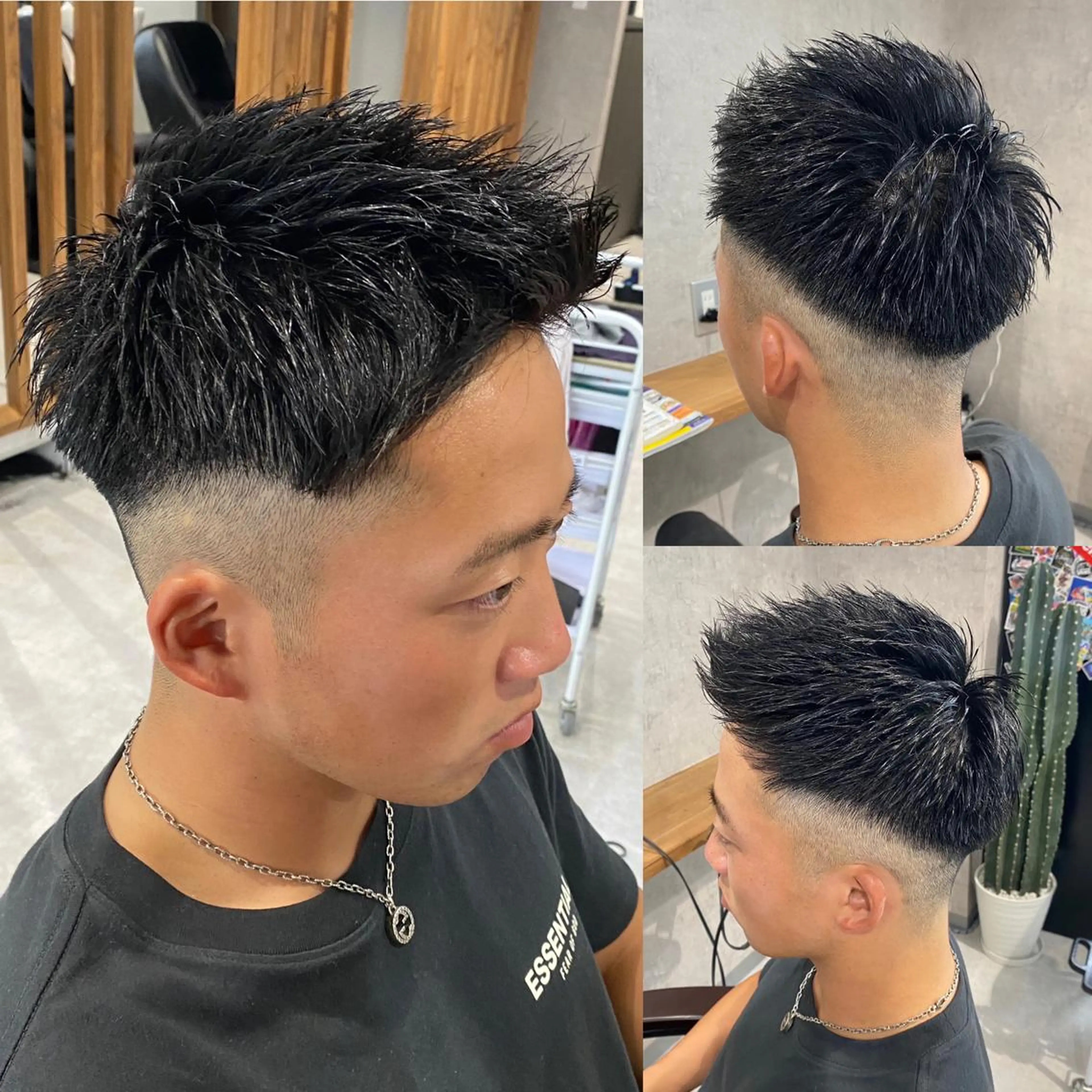 メンズ R/🤎 パーマ&ブリーチ🔥のヘアスタイル