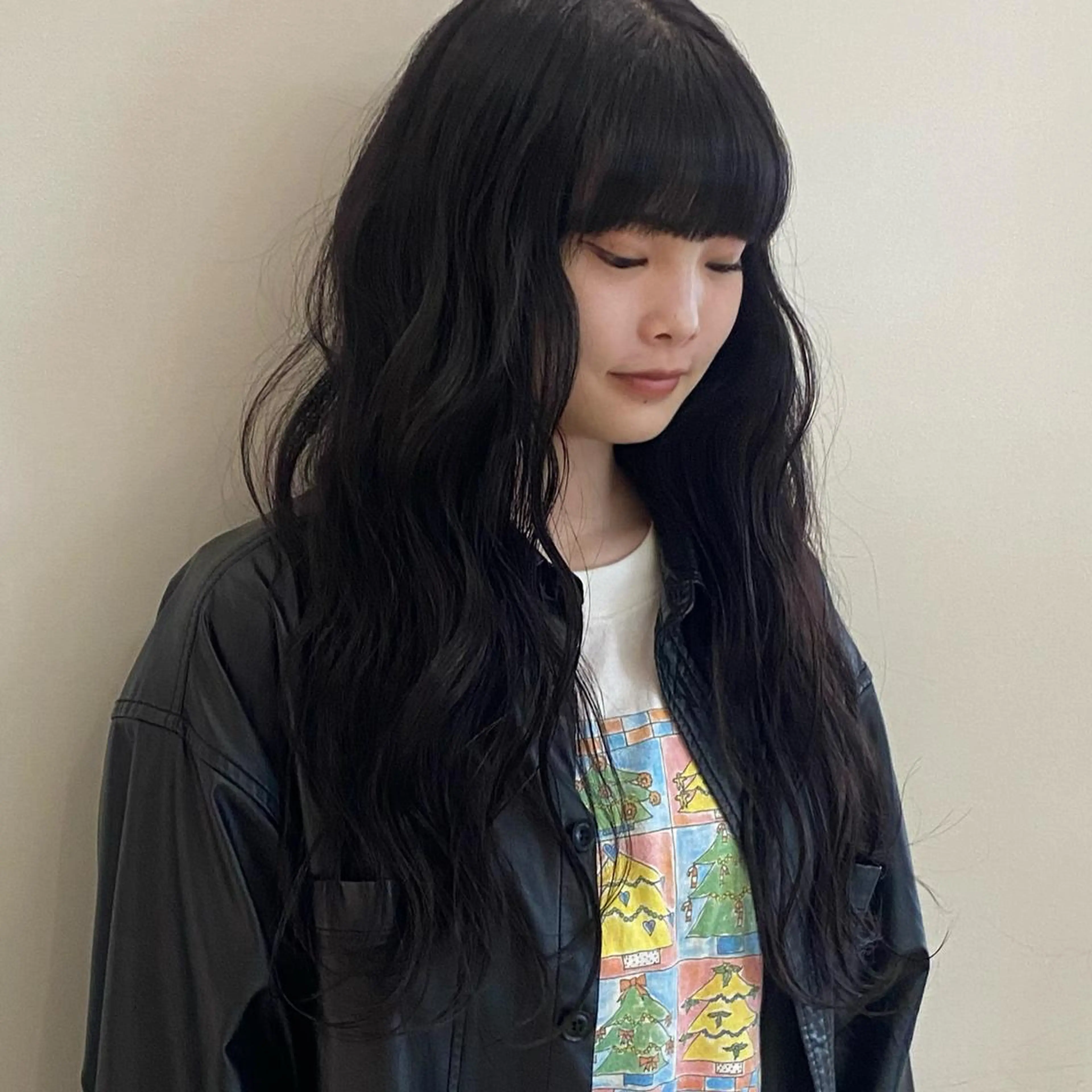 ロング mellowman所属・YUMA /ボブ/艶カラーのヘアスタイル