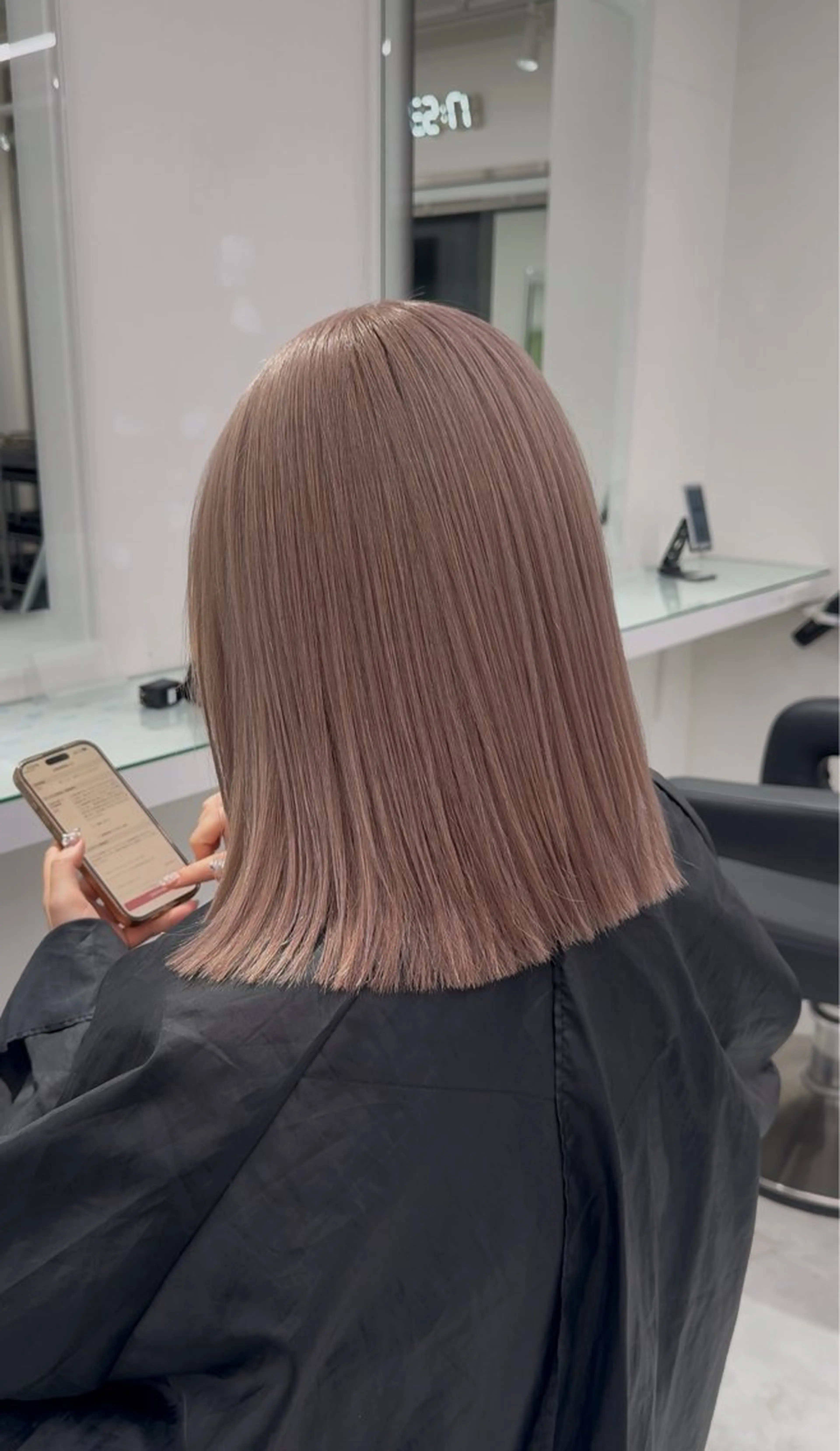 ロング カラー ヘアアレンジ カット 縮毛矯正 ヘアセット 透け上品ハイトーン 職人ゆうと🤍のヘアスタイル