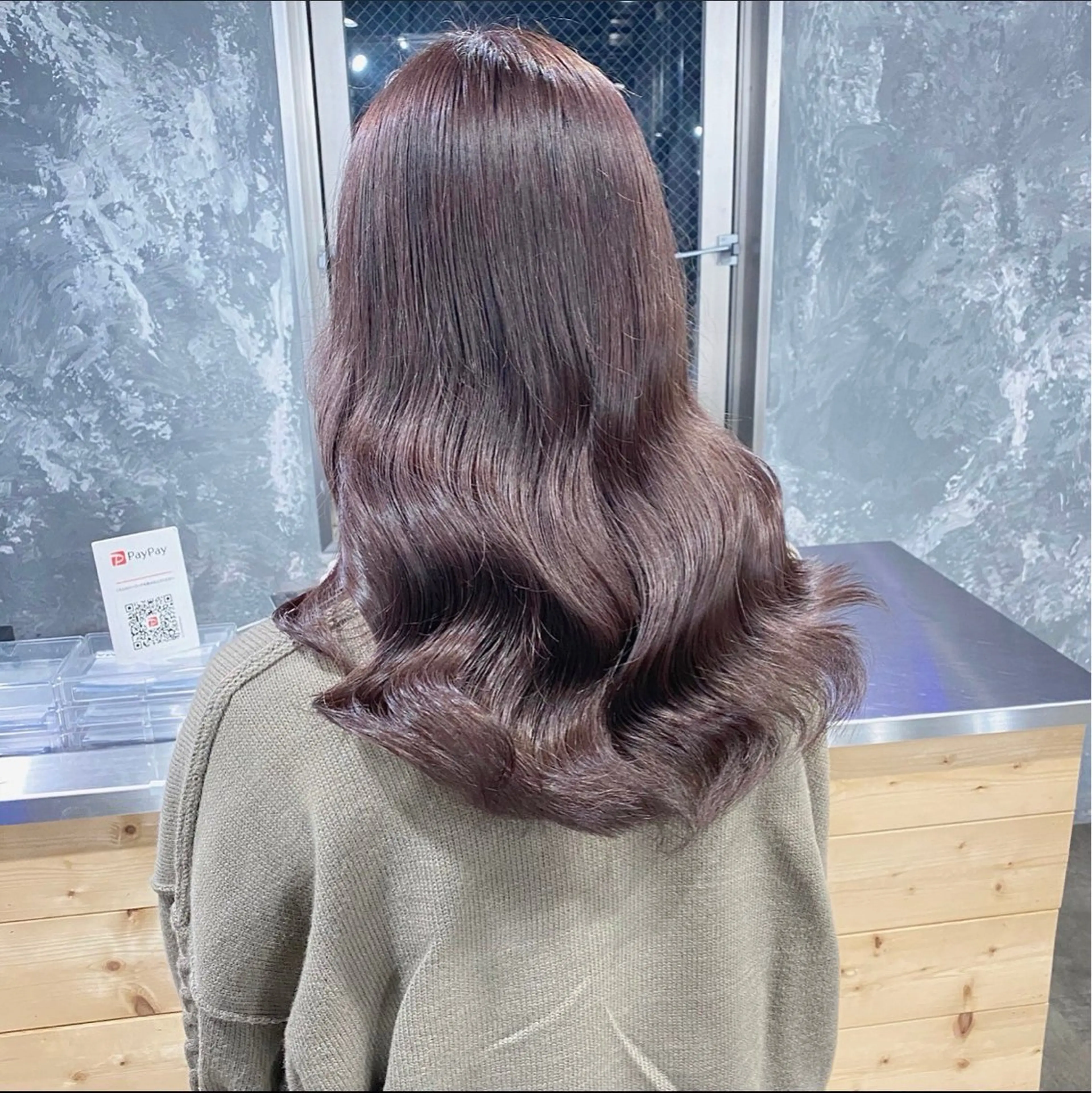 ロング カラー カット ヘアセット 🟦ニュアンス/メン ズパーマ横浜🟦のヘアスタイル