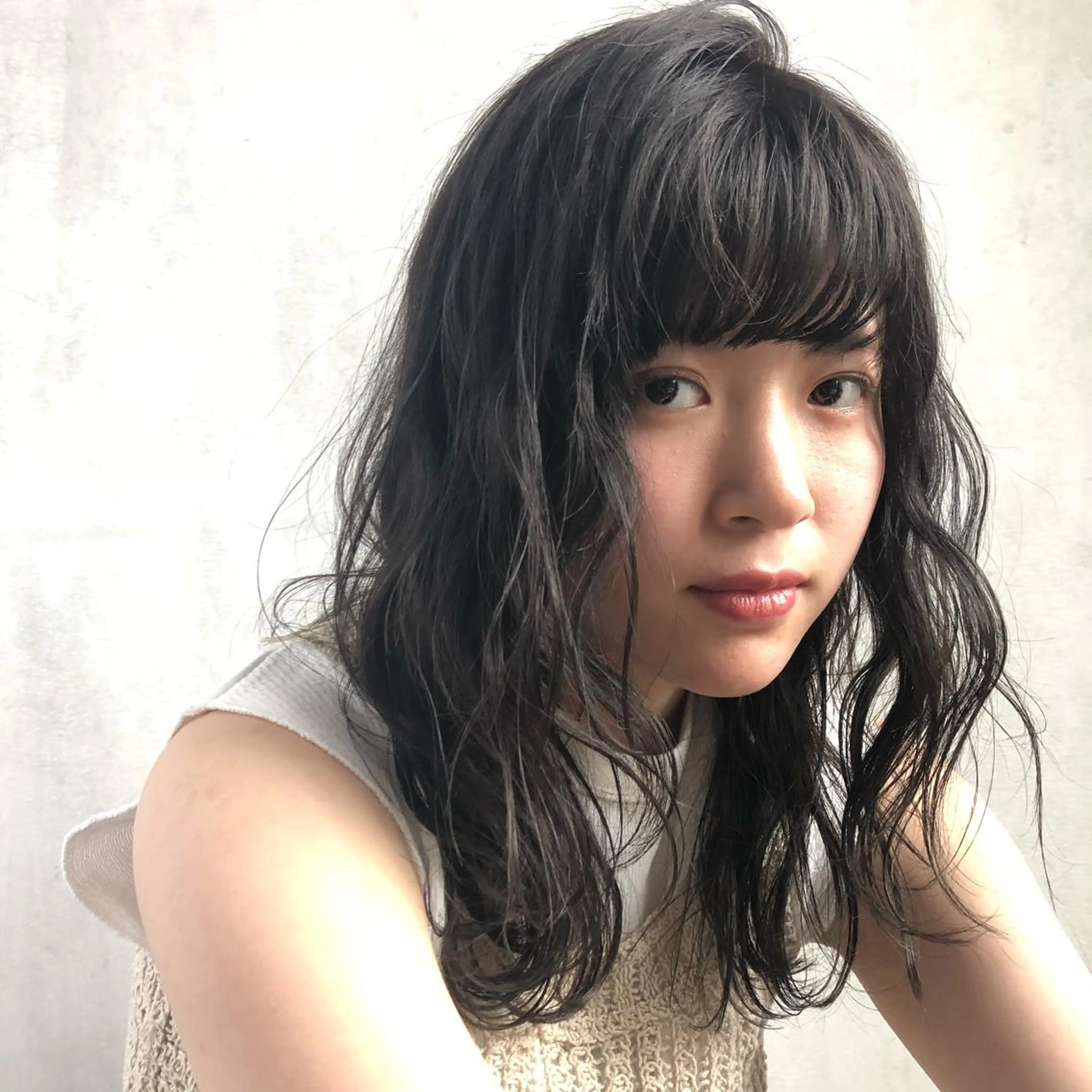 セミロング 近藤 千裕のヘアスタイル