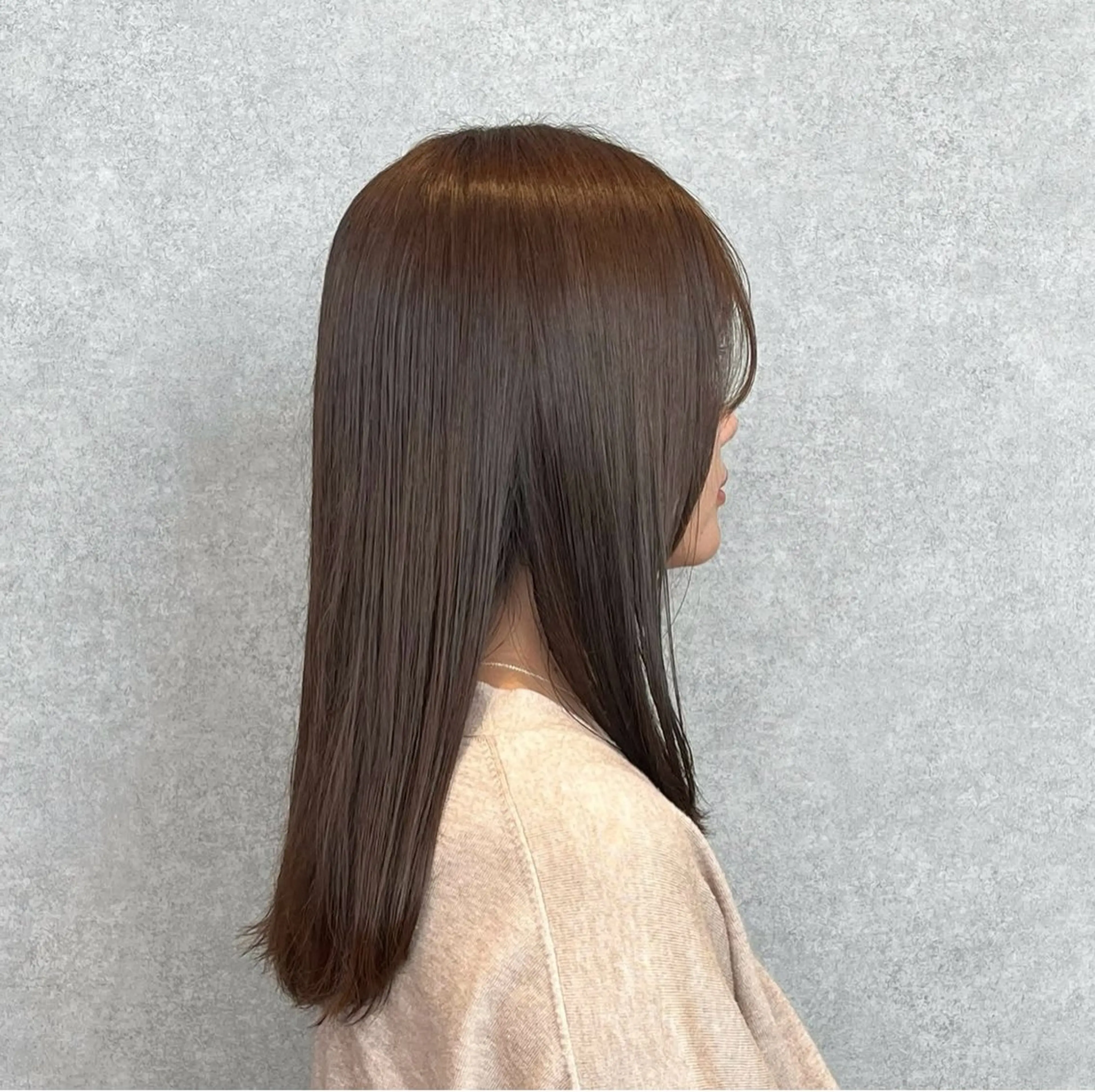 カラー ヘアカラー THREELAND maison所属・艶カラー⌇鶴見区横堤 ⌇﻿山本乃愛🐏⸒⸒のヘアスタイル