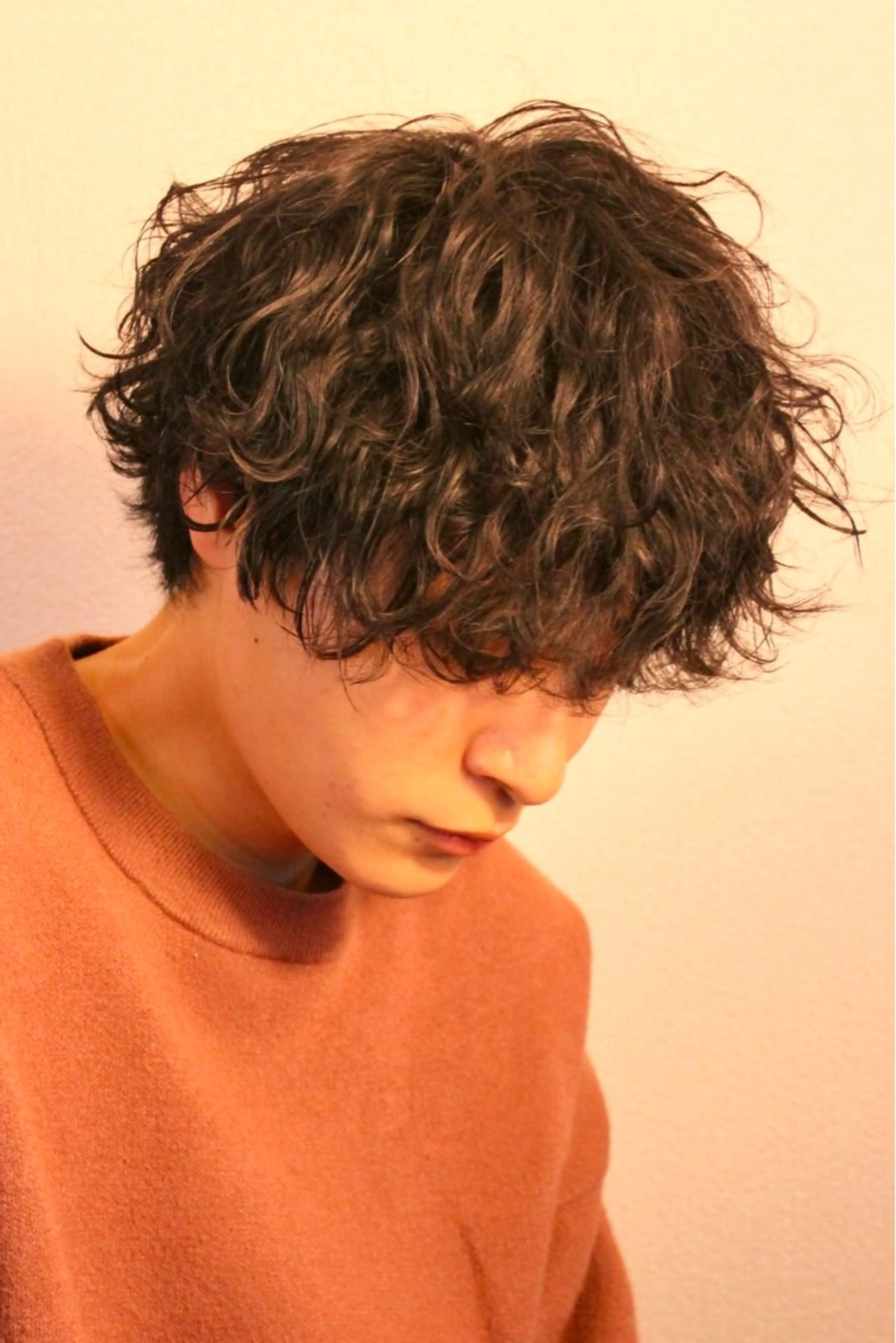 ショート パーマ メンズ 名古屋のメンズ特化 美容師/わたるのヘアスタイル