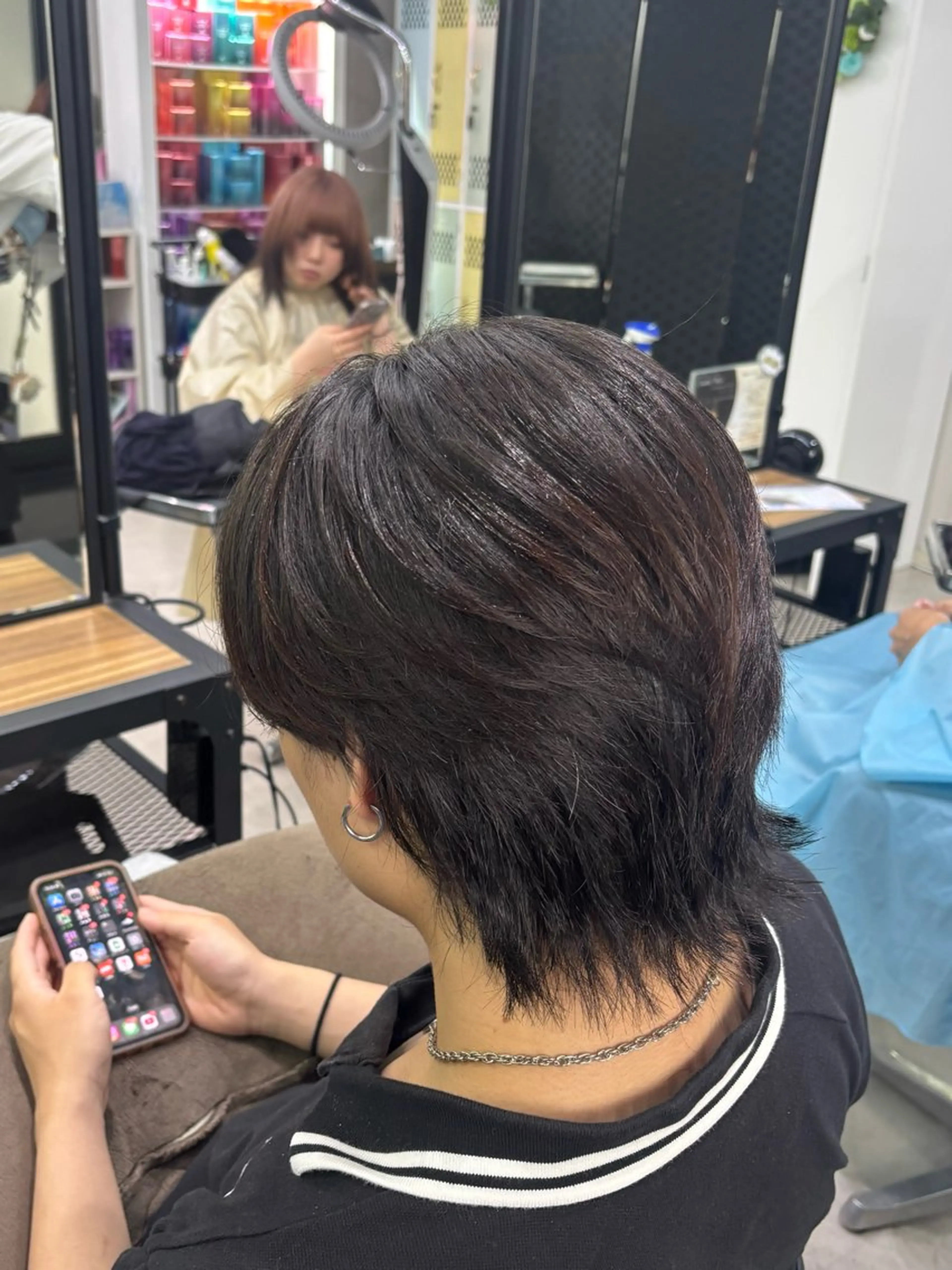ミディアム メンズ レディースカット無料 ゆうな🐇のヘアスタイル