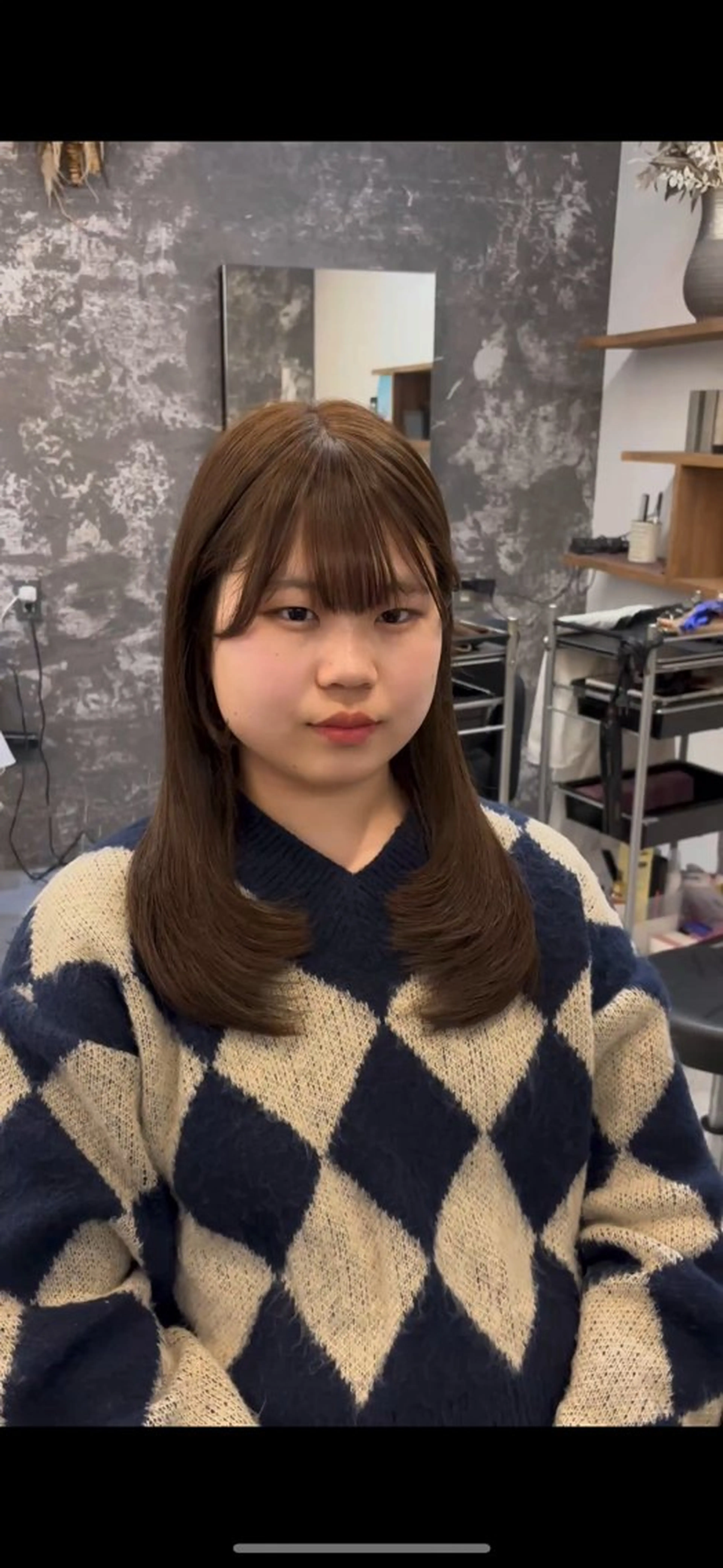 セミロング Agu hair edge昭和所属・レイヤーカット🫧艶 カラー/LILICAのヘアスタイル
