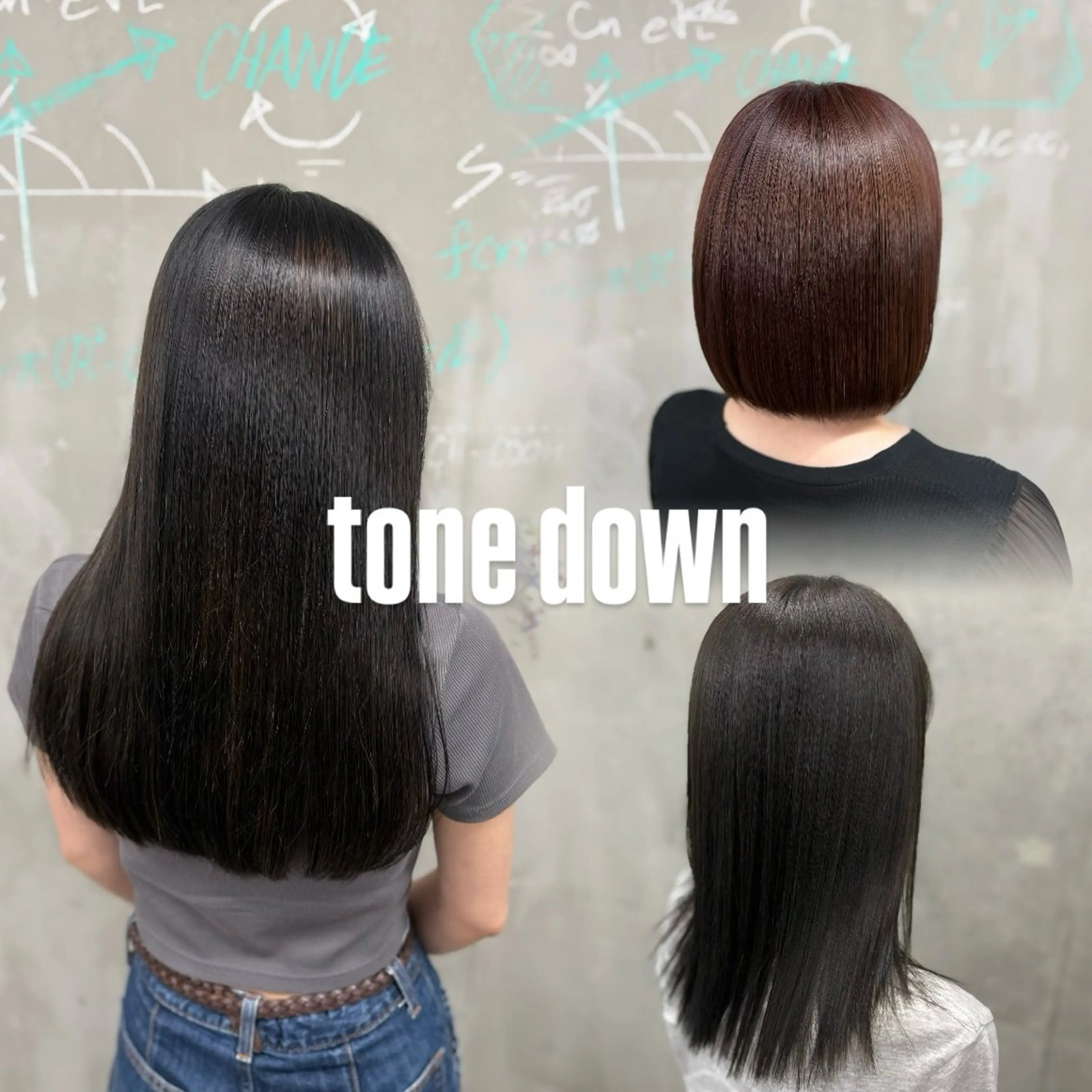 【tone down】ワンカラー➕超音波アイロントリートメント🪞✨の写真