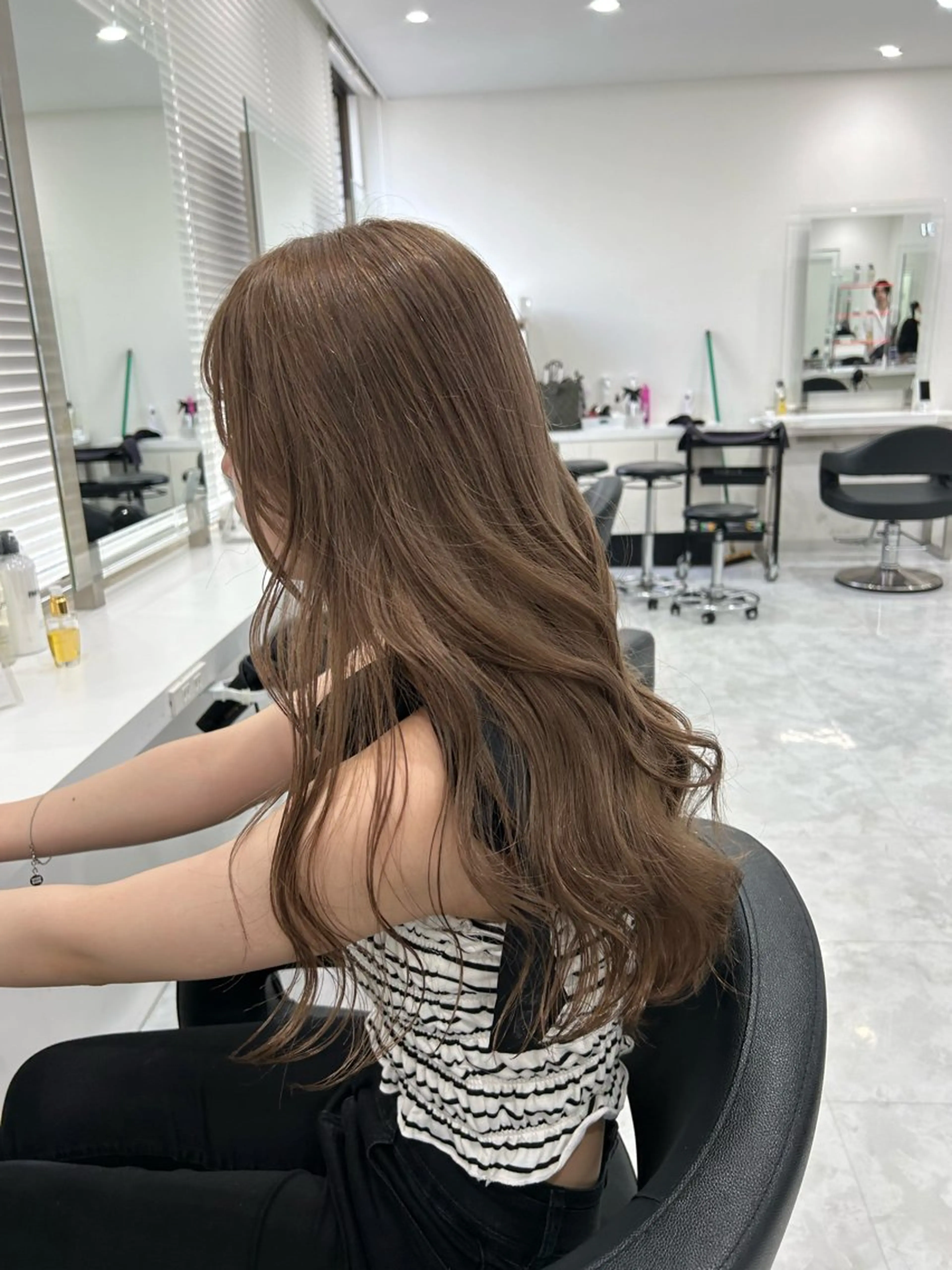 ロング カラー ヘアカラー トリートメント ヘアセット 渋谷指名1位💖 カラーの達人❣️のヘアスタイル