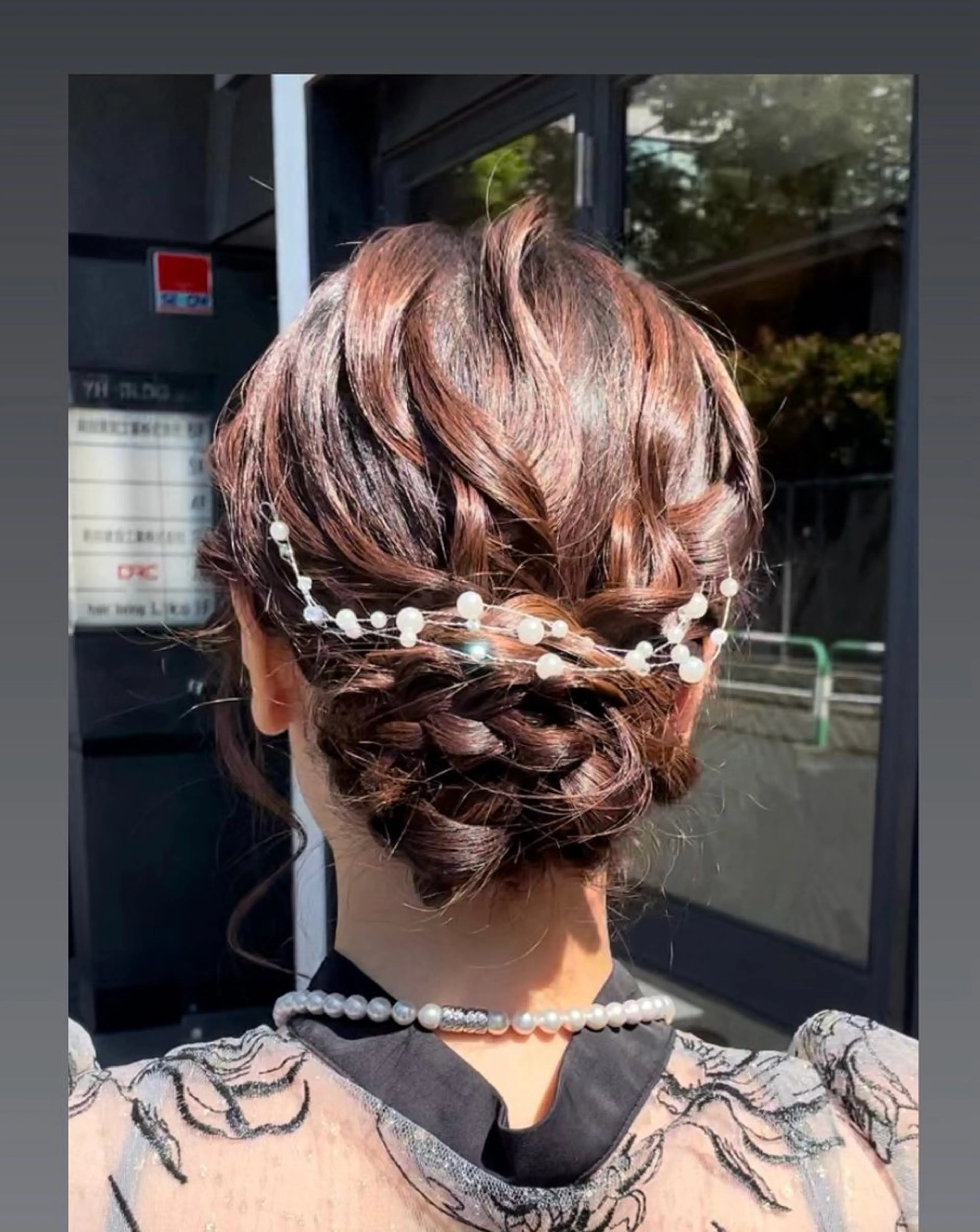セミロング ヘアアレンジ ヘアセット 🫧 MAKI🫧のヘアスタイル