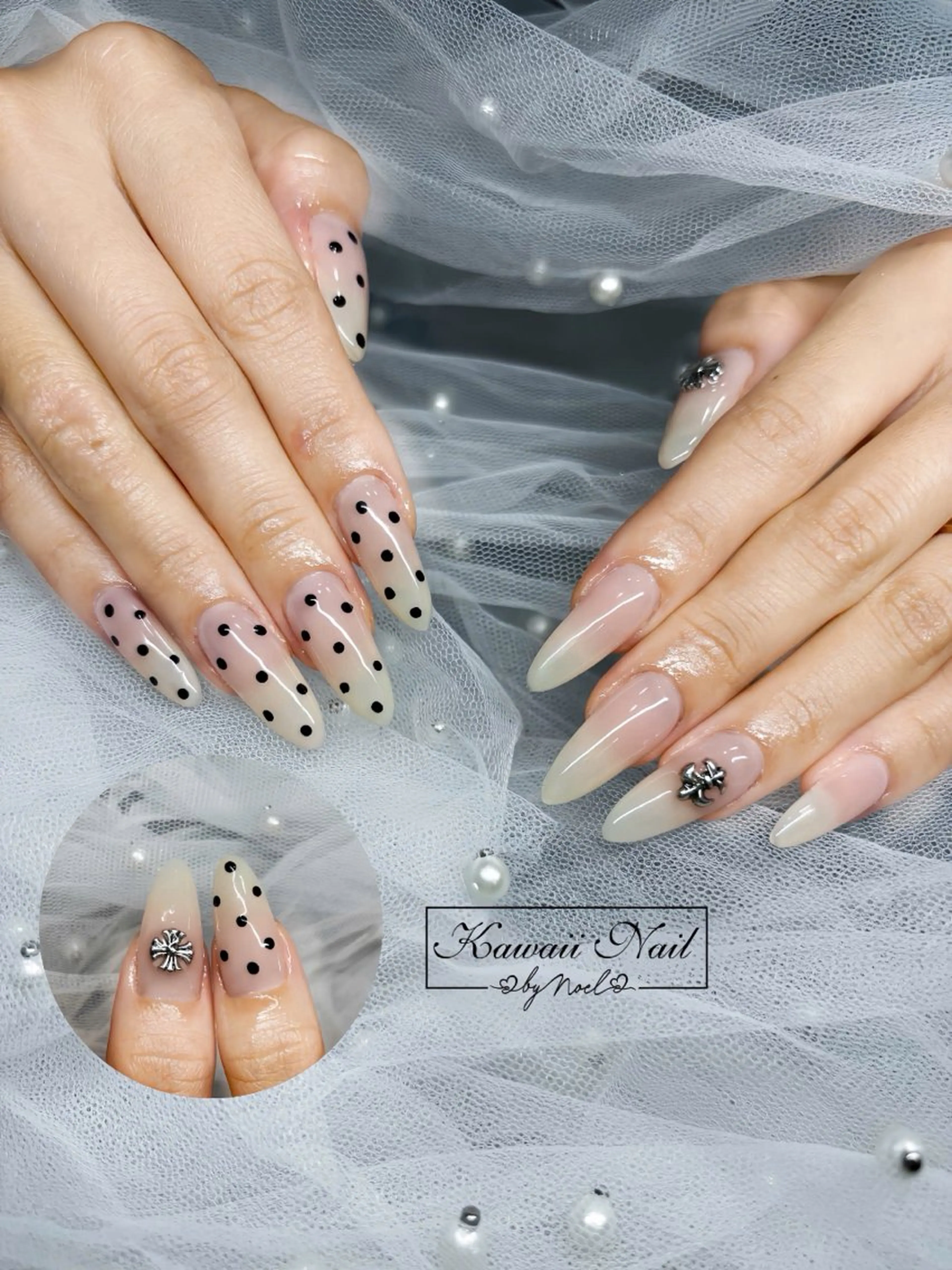 ネイル アートネイル フットネイル フレンチネイル ジェルネイル 韓国ネイル ハンドネイル Kawaii Nail Salon所属・Kawaii-jp Tomisatoのネイルデザイン
