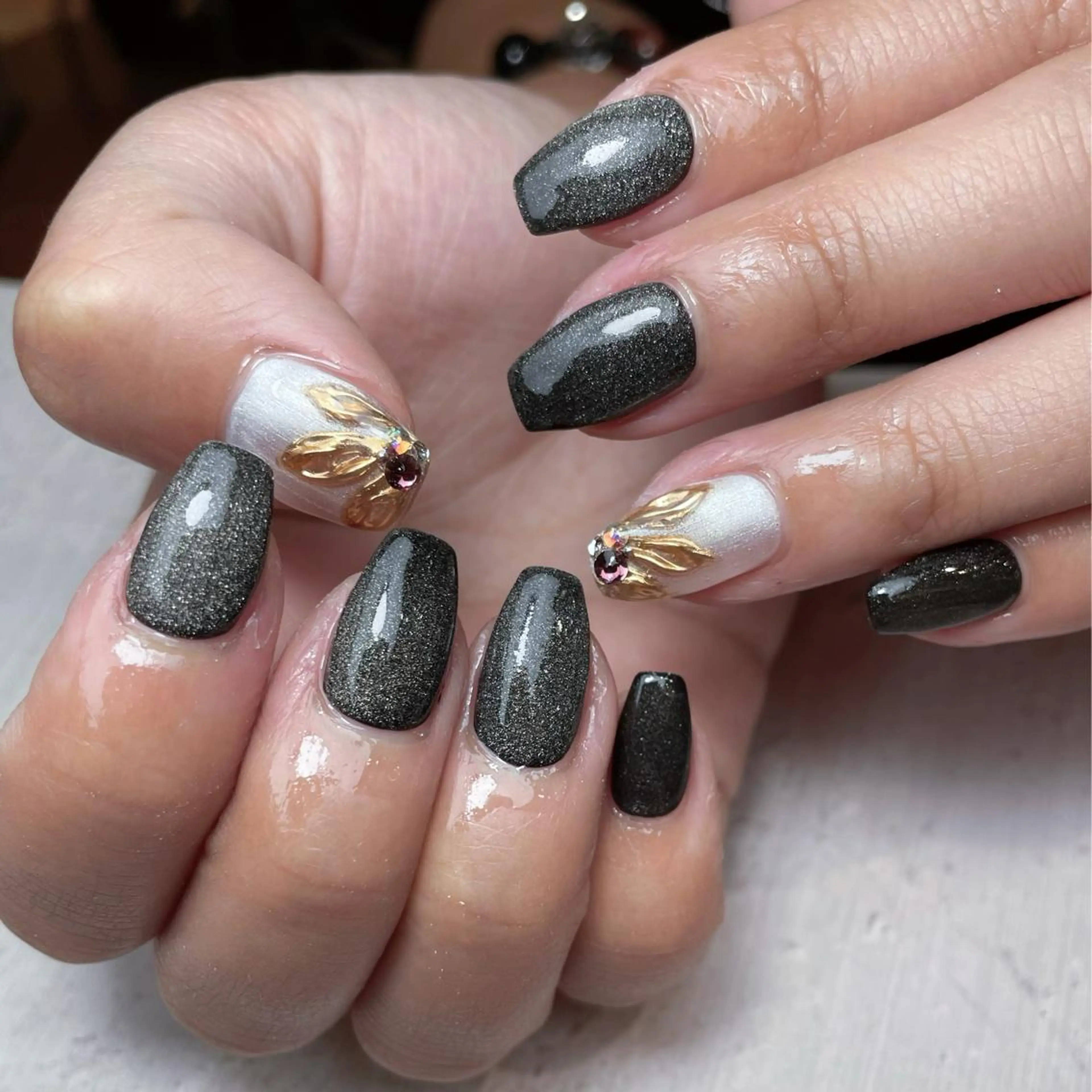 ネイル 持ち込み ハンドネイル nail&eyelash mate所属・京都/東向日/ ayumiのネイルデザイン