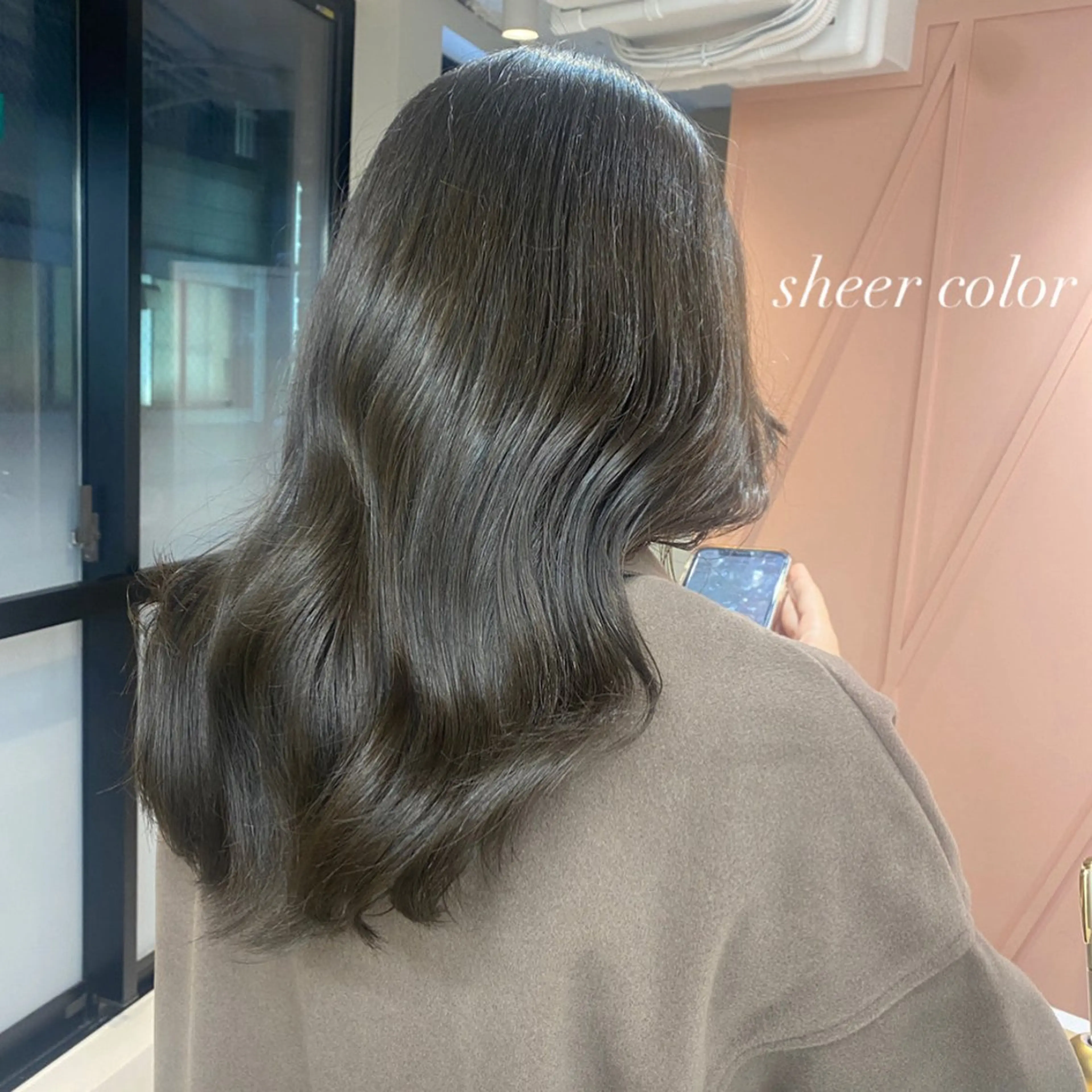 ロング カラー ヘアカラー トリートメント 🫧ツヤ髪＊赤味消し nanami🫧のヘアスタイル