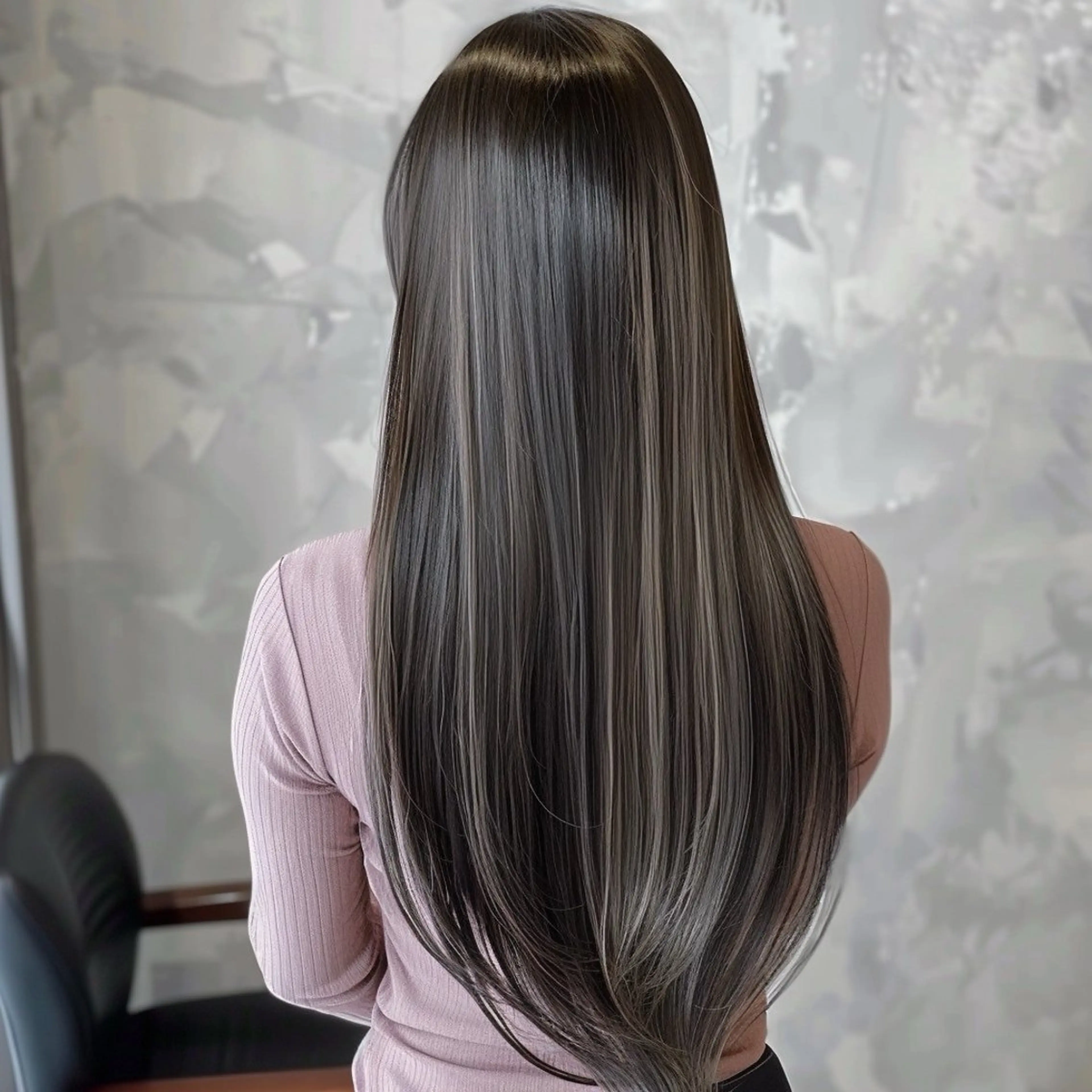 ロング 縮毛矯正 motoトップカラー リスト/ブリーチカラのヘアスタイル