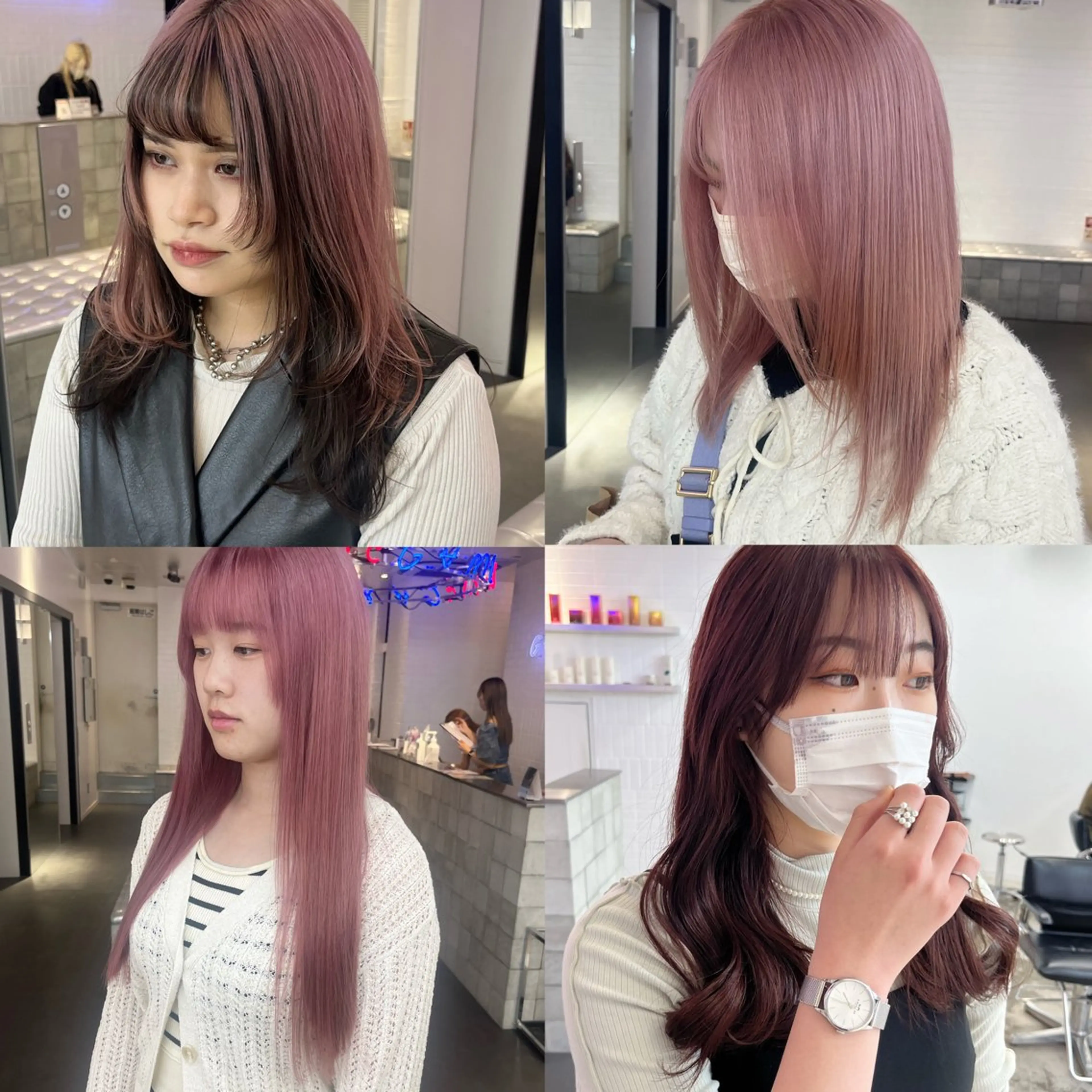 ロング カラー カット ヘアカラー トリートメント 🍒暖色✖️レイヤー ／Haruna🍒のヘアスタイル