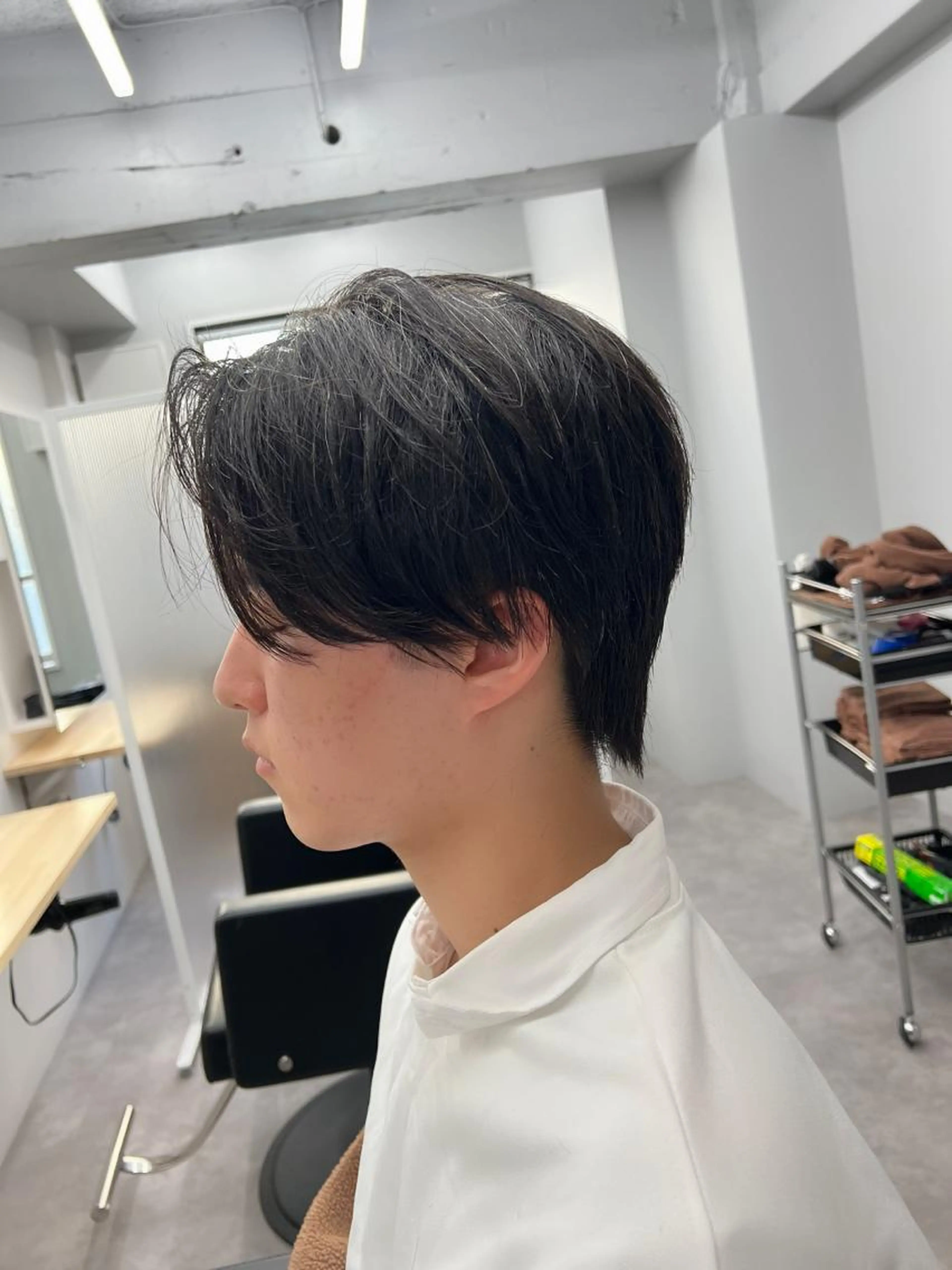 【曲がる縮毛矯正モデル様募集】メンズカット＋曲がる縮毛矯正の写真