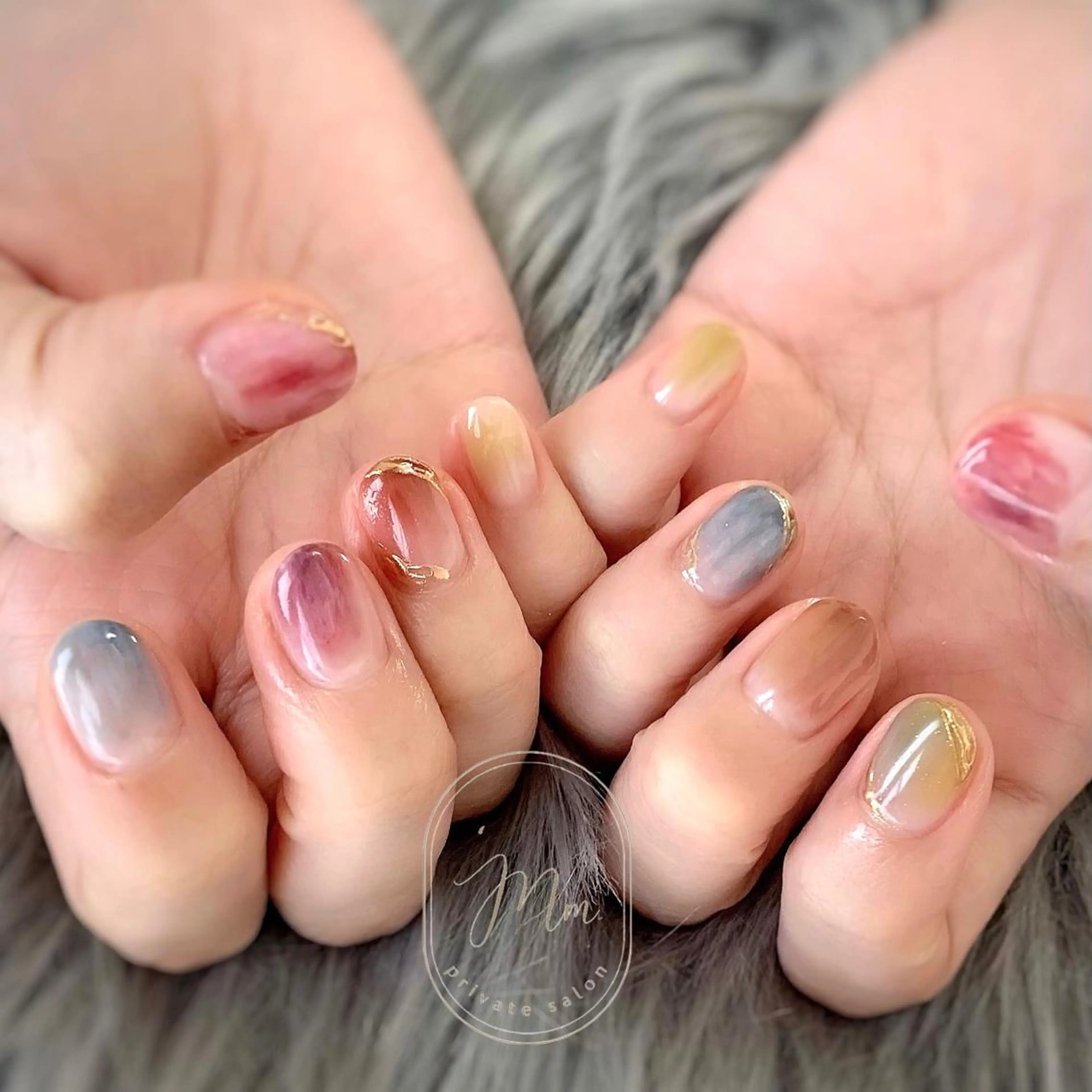 ネイル 'mm所属・'mm  (ミリ) ＭＡＮＡＭＩのネイルデザイン